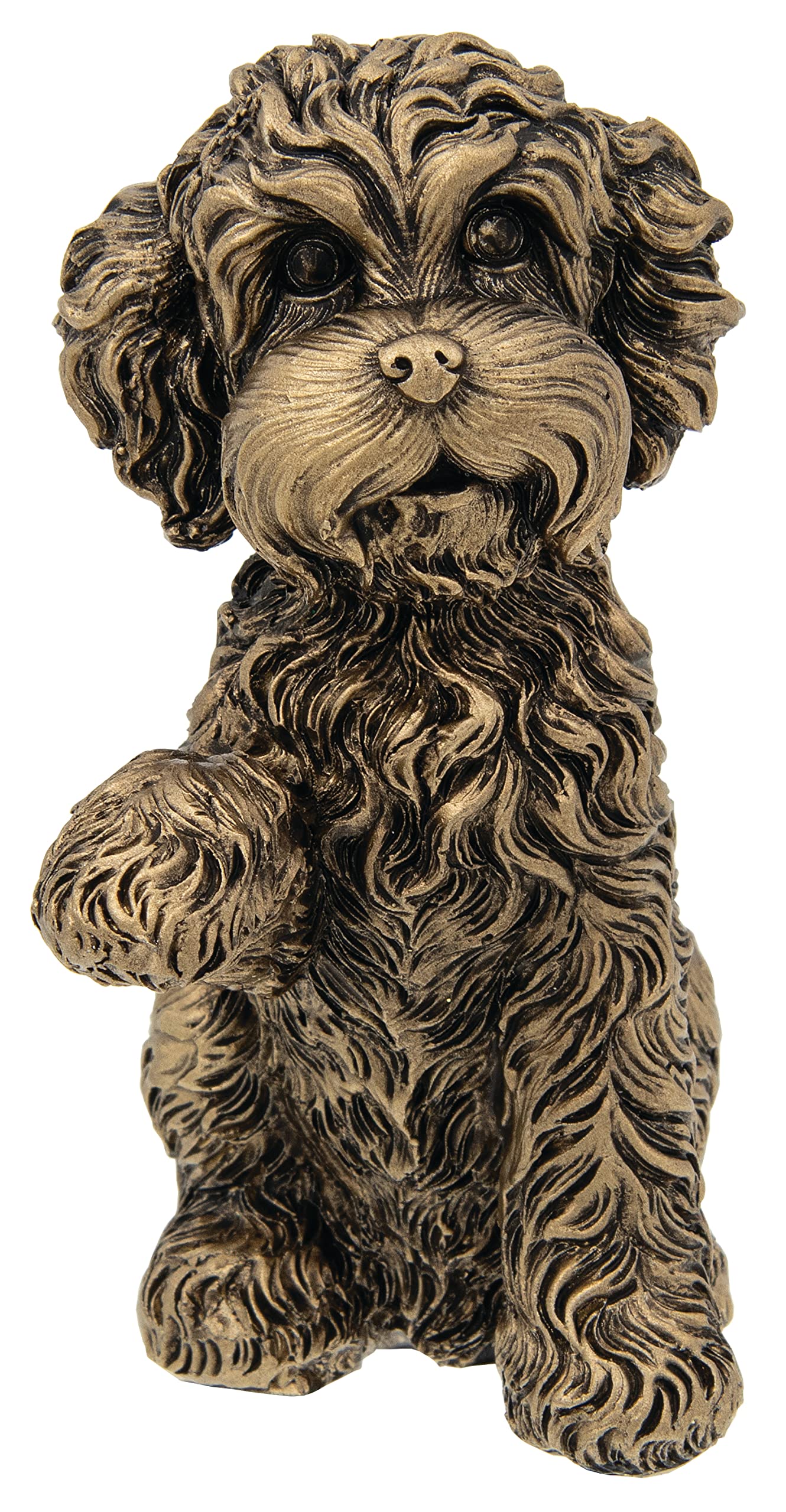 Shudehill Giftware Bronze Cockapoo Paw Up Small