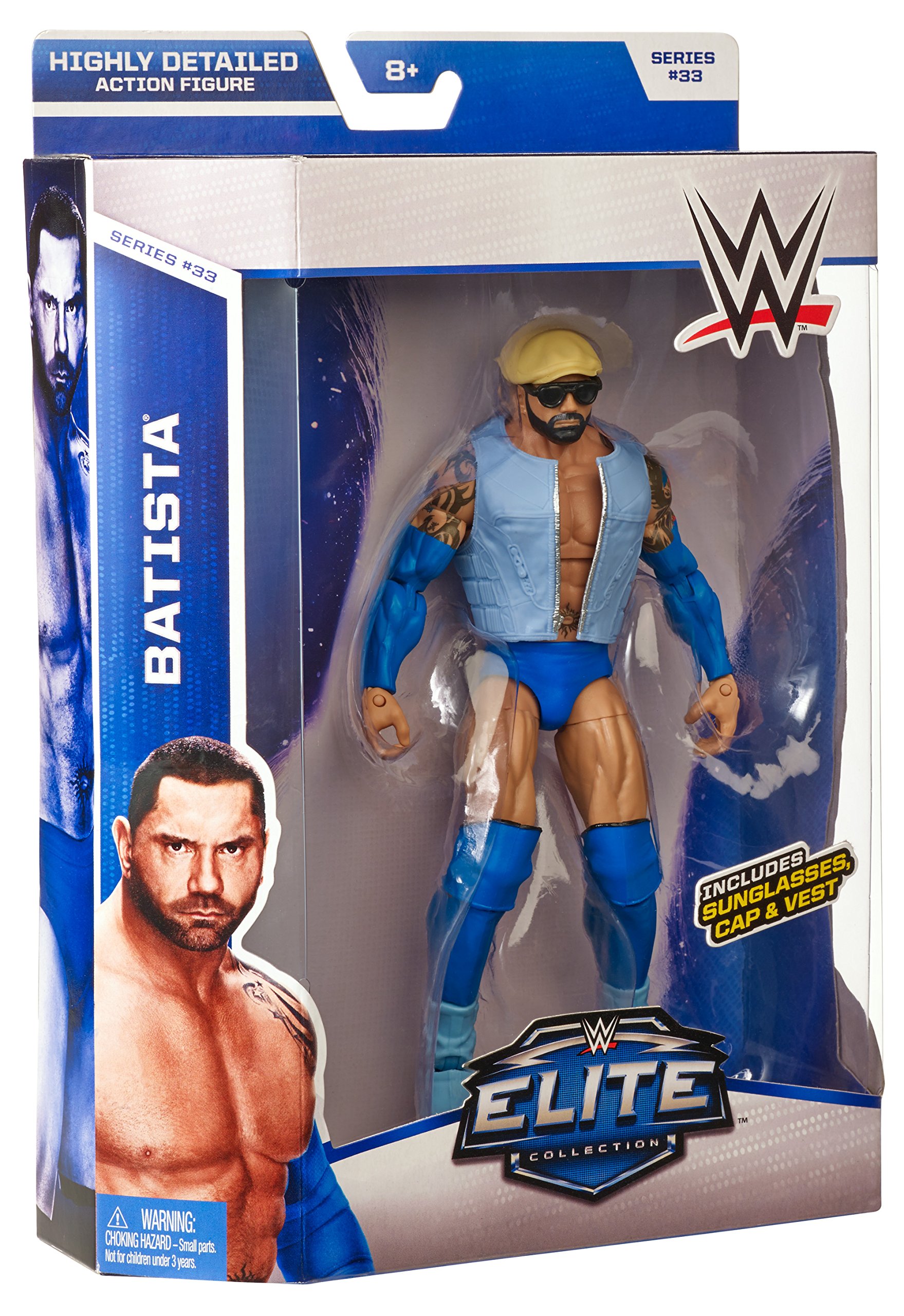 WWE Elite Collection Batista Action Figure : Amazon.co.uk: Toys