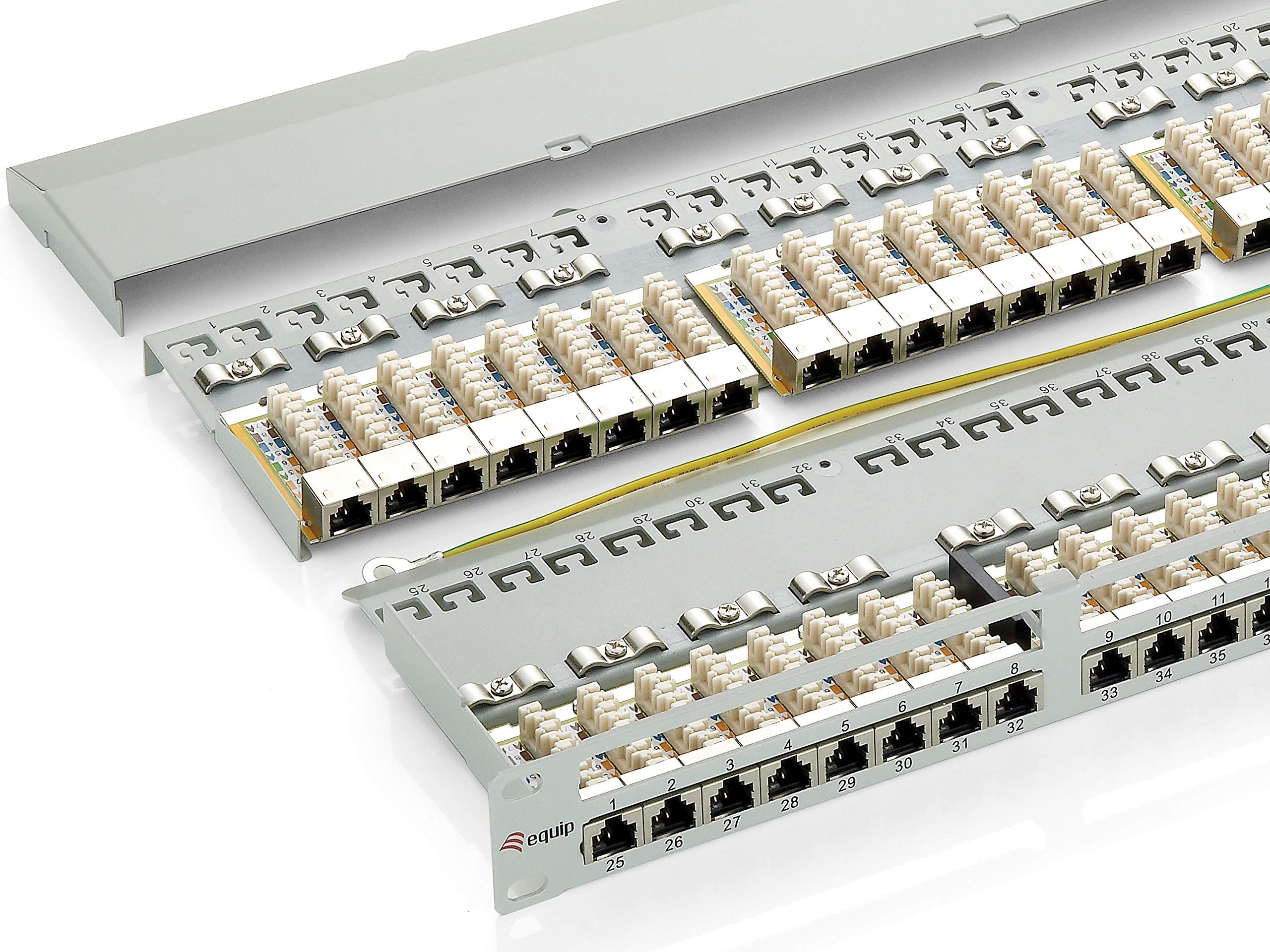 Equip Patch Panel 19 - Tablero de conexiones, color plateado