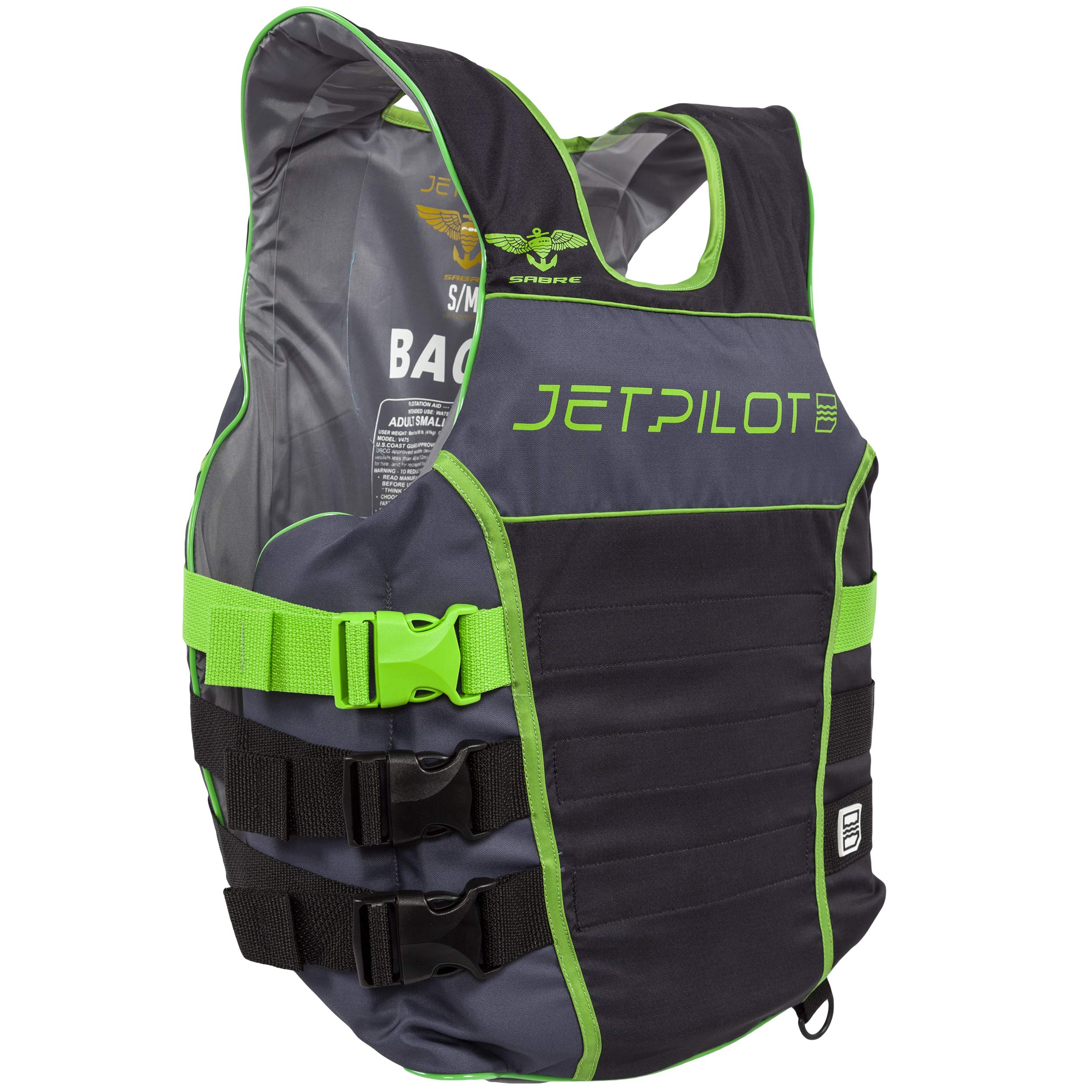 Amazon.com : Jetpilot F-86 Sabre Nylon CGA Vest-S/M-Black : Sports