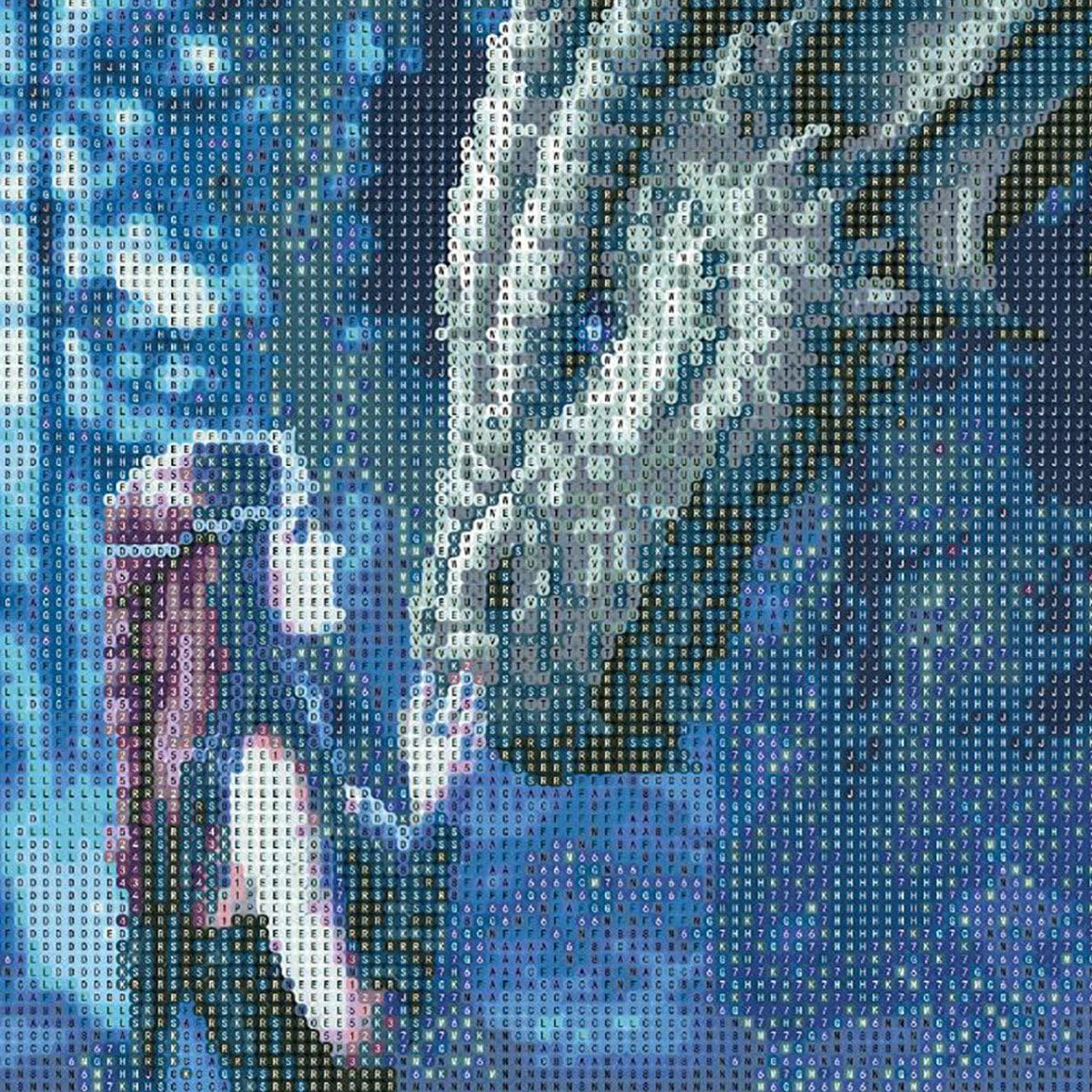 MXJSUA DIY 5D Diamond Painting by Number Kits Full Drill Rhinestone Pictures Arts Craft Home Wall Decor Dragon and Princess Girl 12x12In