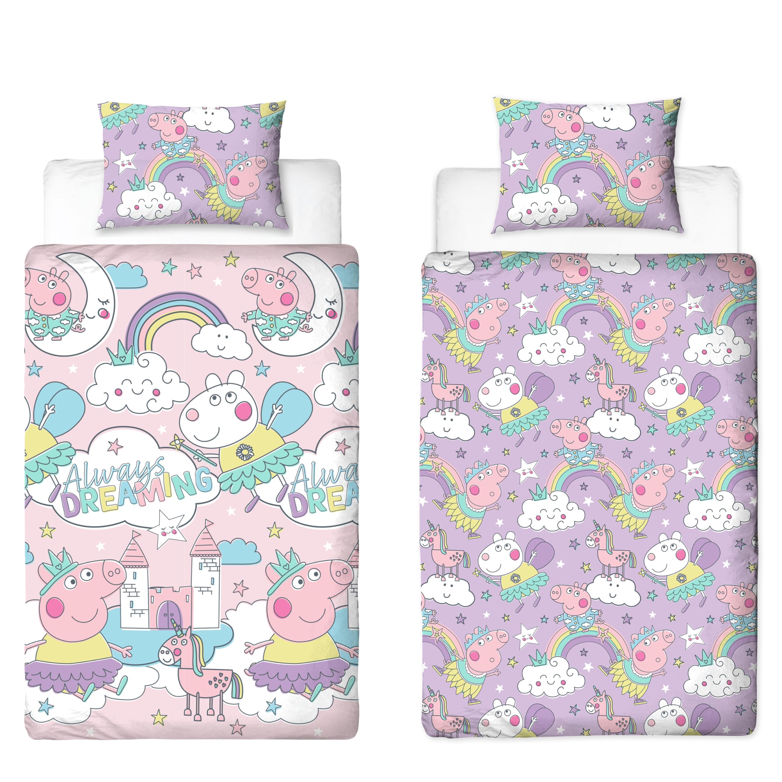 Peppa Pig  Kids  Bedtime Single Duvet, Sports Direct