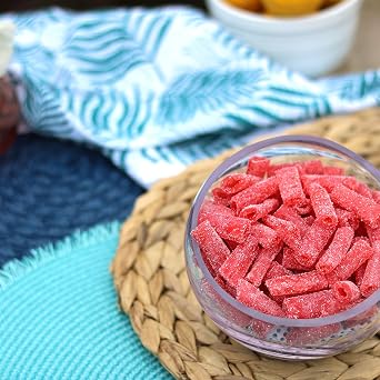 Sour Punch Bites, Sweet Strawberry Fruit Flavor, 5oz Bag (Pack of 12), Soft & Chewy Candy