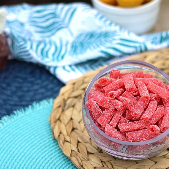 Sour Punch Bites, Sweet Strawberry Fruit Flavor, 5oz Bag (Pack of 12), Soft & Chewy Candy