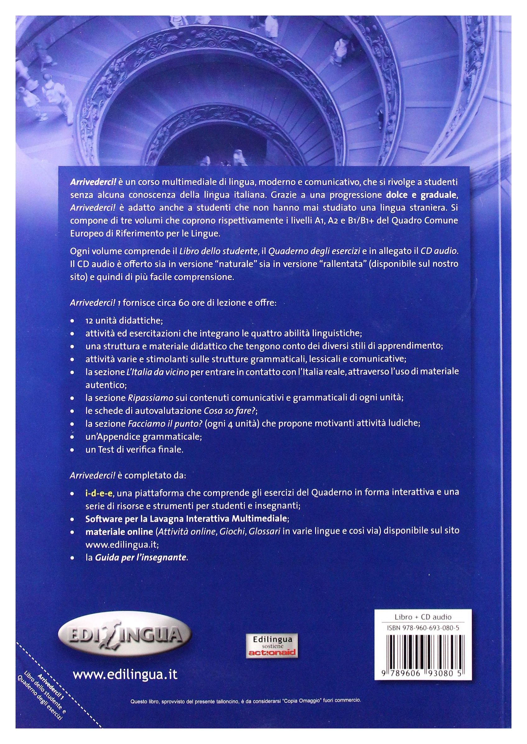 Arrivederci! Libro dello studente ed esercizi. Con CD-Audio. Con DVD video (Vol. 1)