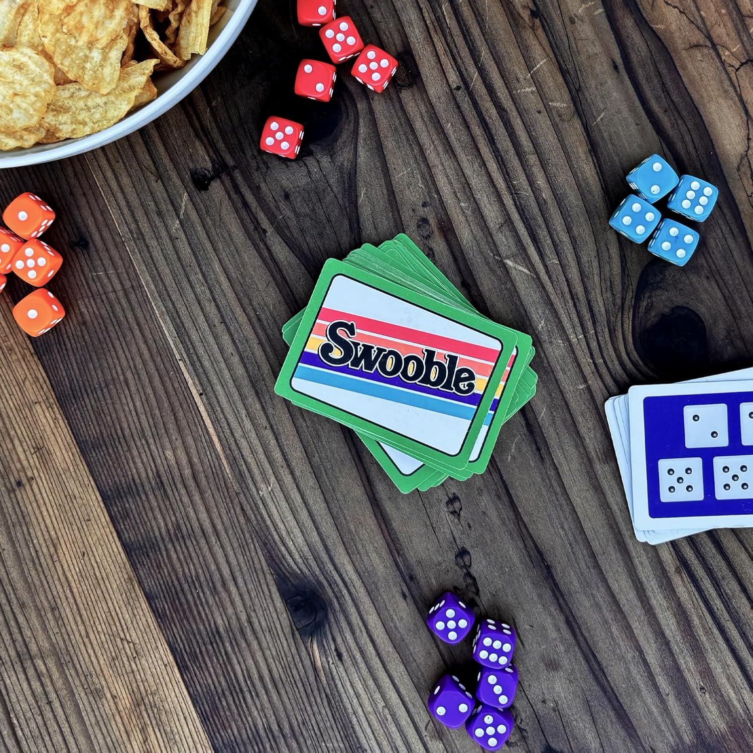 Swooble by Dizzy Hill Games – Fast-Paced Card & Dice Game for Kids, Teens & Adults | Family Party Game Night | Ages 8+, 2+ Players |Simultaneous Play | Quick Fun in 10 Minutes or Less