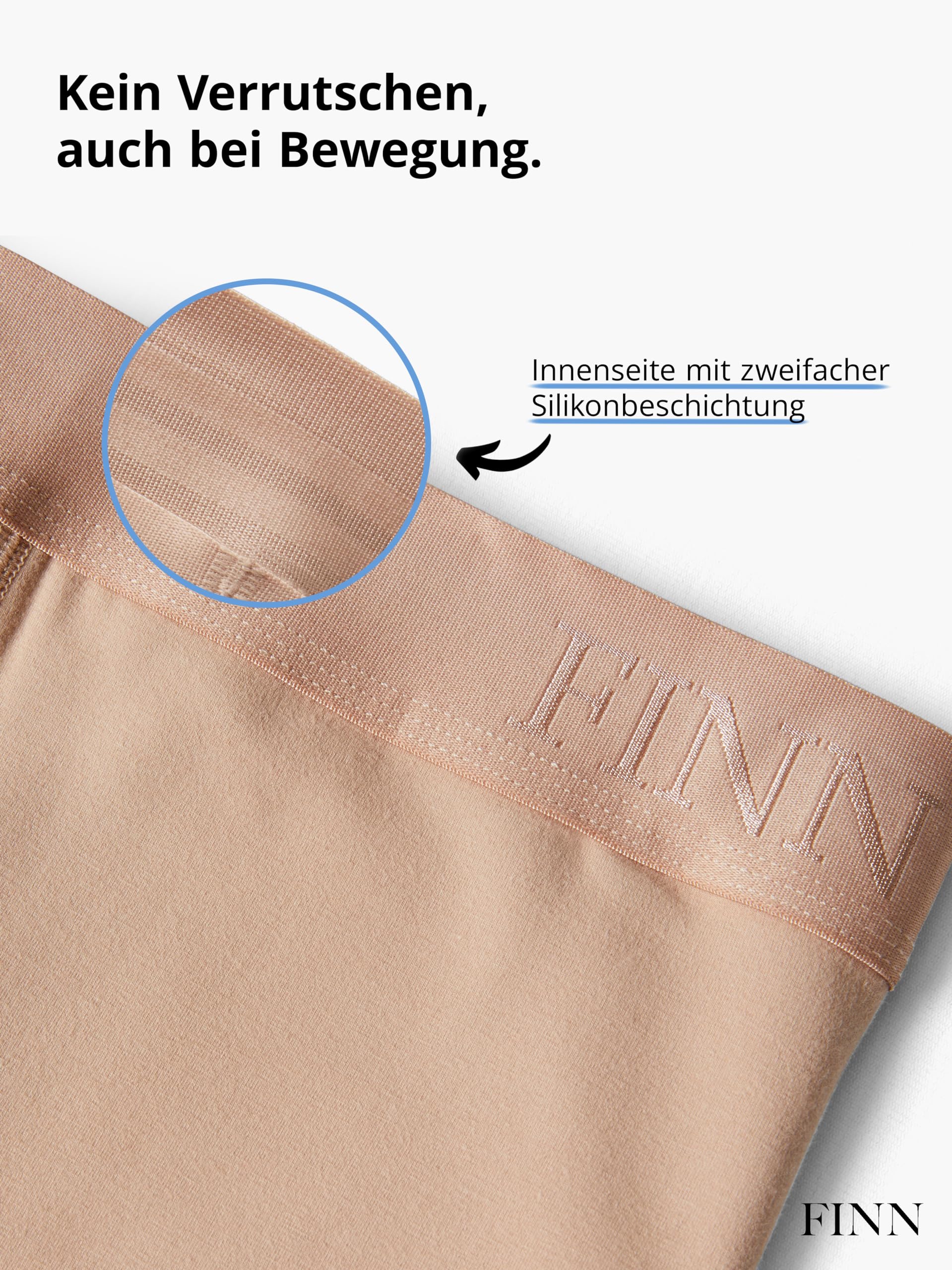 FINN Bauchweggürtel Herren – Figurformende Shapewear Bauchbinde – Starker Body Shaper mit Bauchweg Effekt – Miedergürtel und Korsett Alternative für Männer