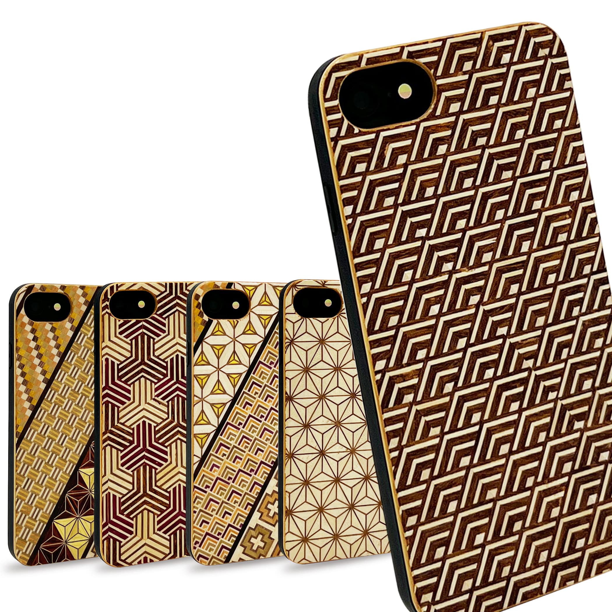 Amazon.co.jp: [希少生産 伝統工芸] 寄木細工 スマートフォンケース