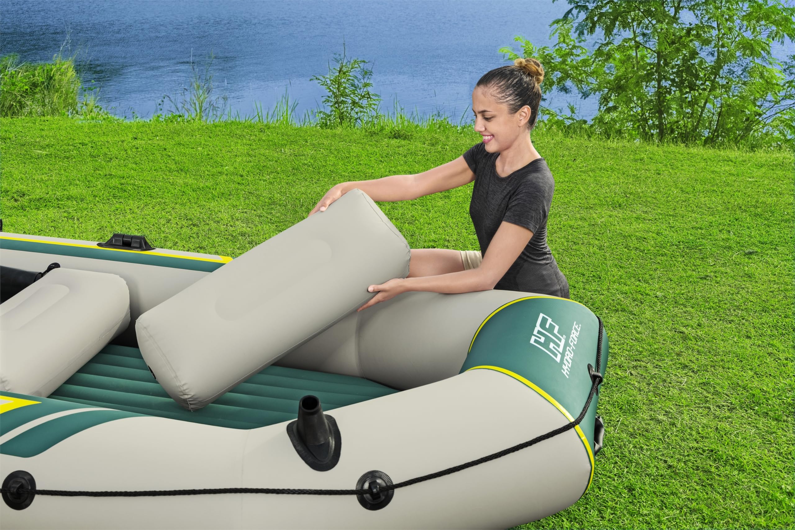 Amazon | Bestway Hydro-Force Ranger Elite X4 ボートセット 4人用 