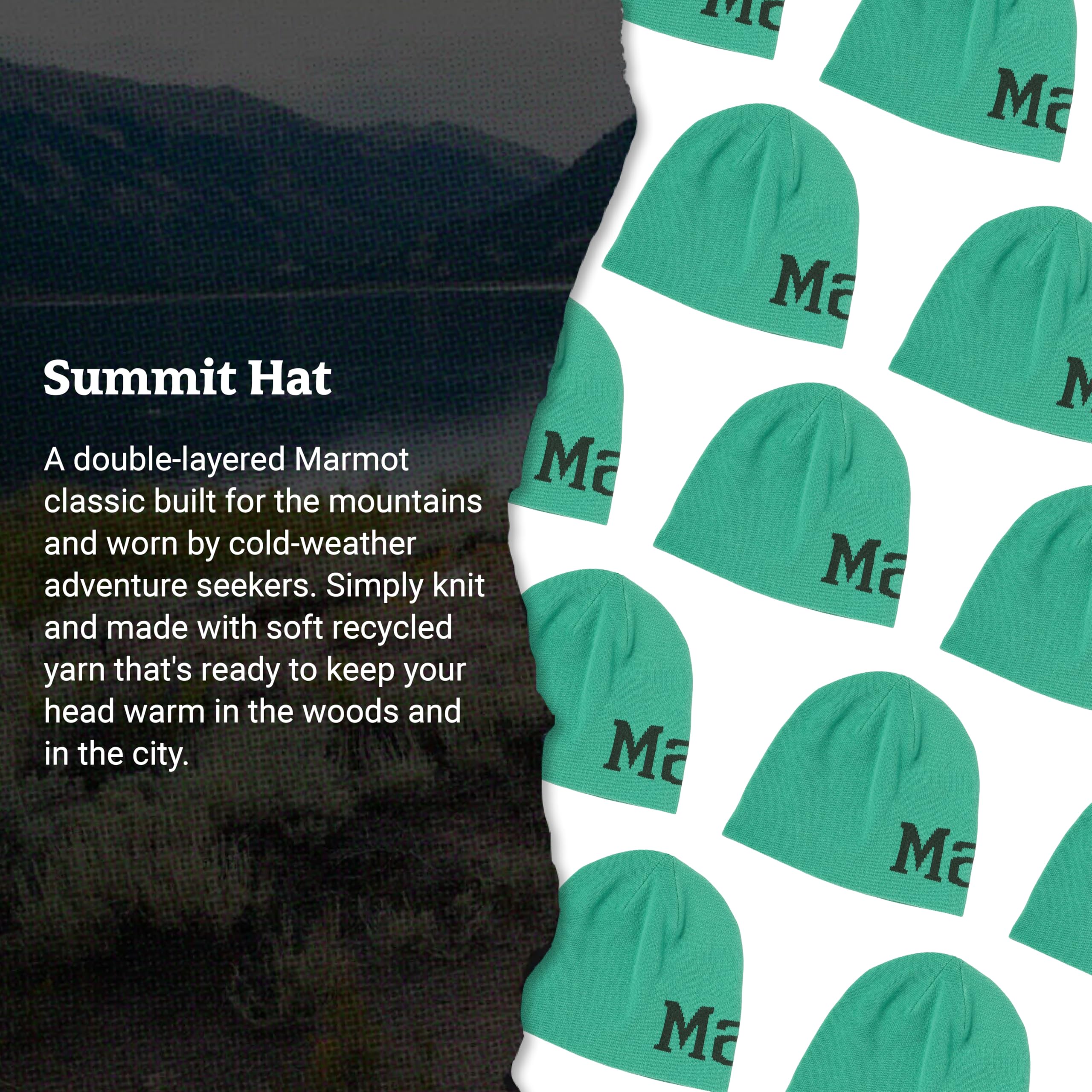 【希少】Better×Marmot Summit Beanie Marmot Summit Hat - arctic navy/dark azure | BIKE24