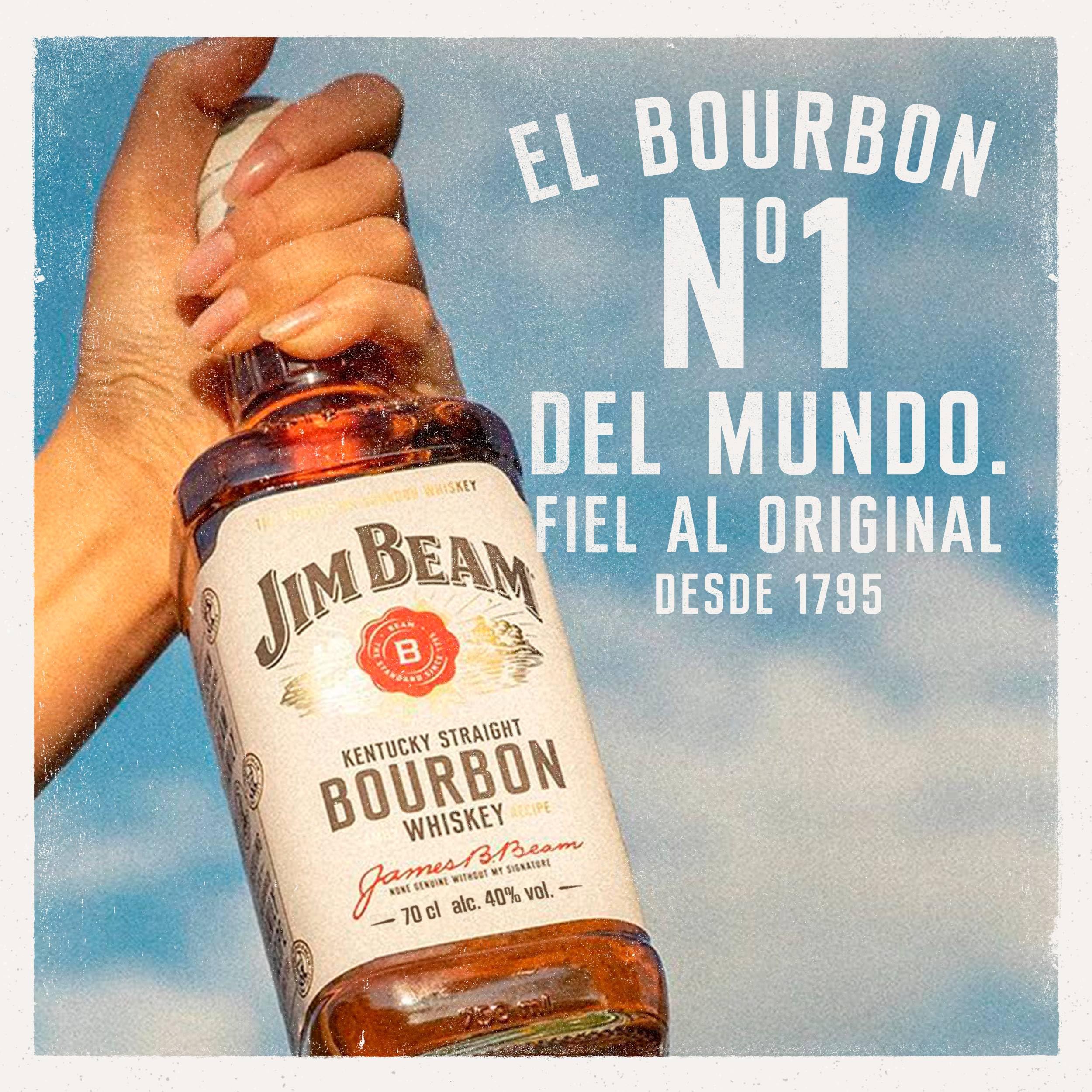 Jim Beam White Whiskey Kentucky Straight Bourbon 70cl