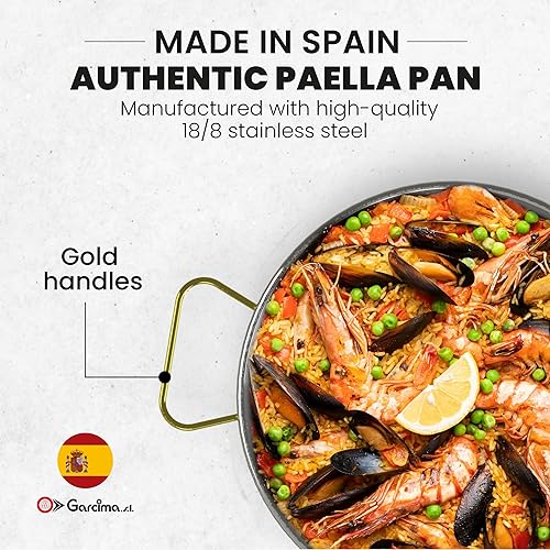 Miniatura 2 de La Paella - Paellera de acero inoxidable