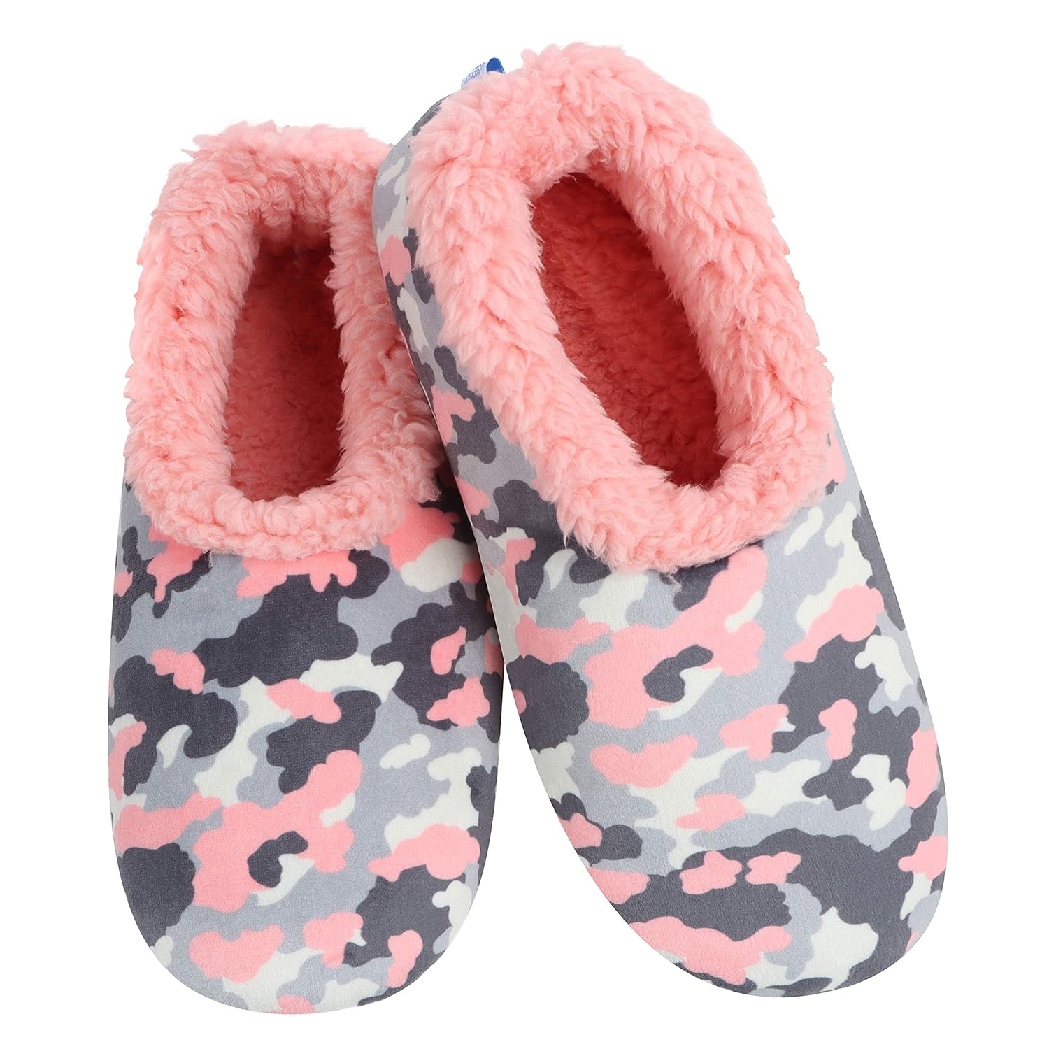 Snoozies Pink Camo Womens Slippers XLarge Amazon.in Fashion
