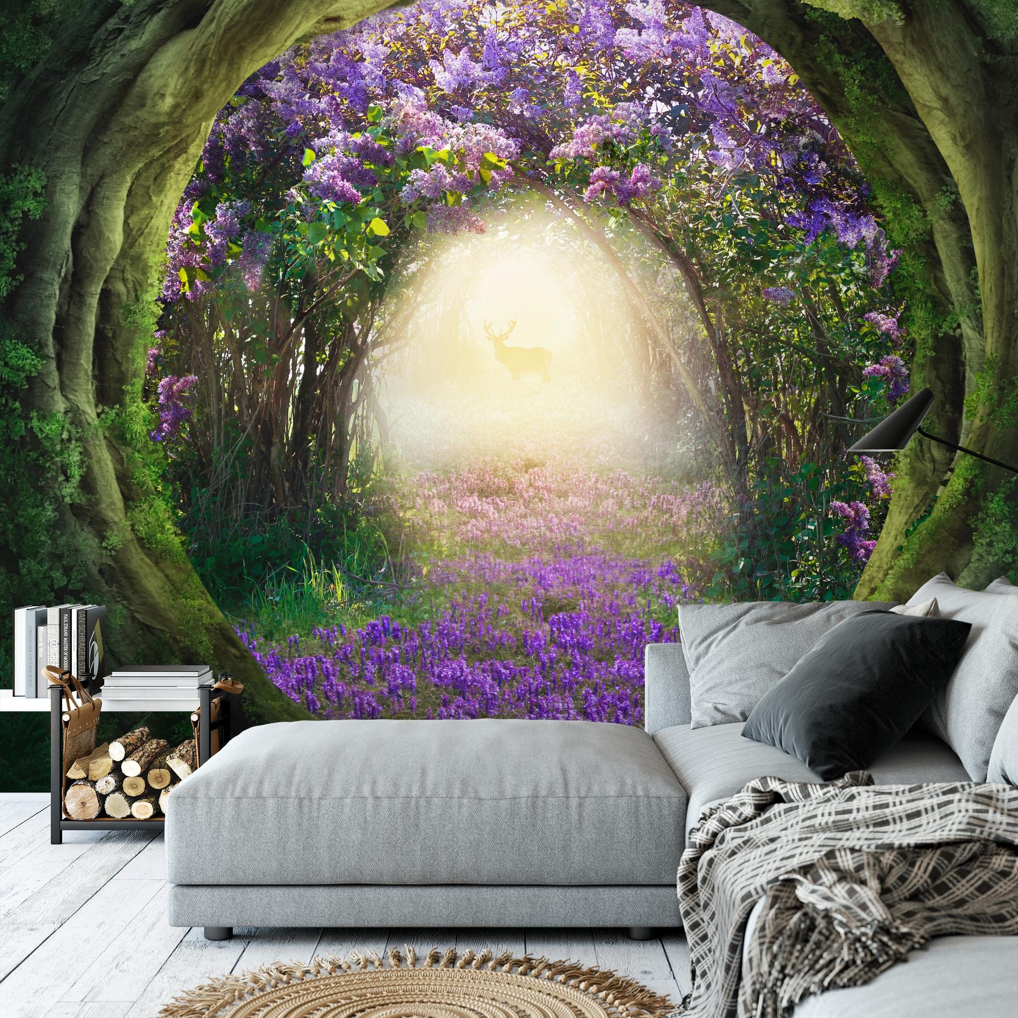 Papier Peint Panoramique Arbre Pour Bureau | Tapisserie