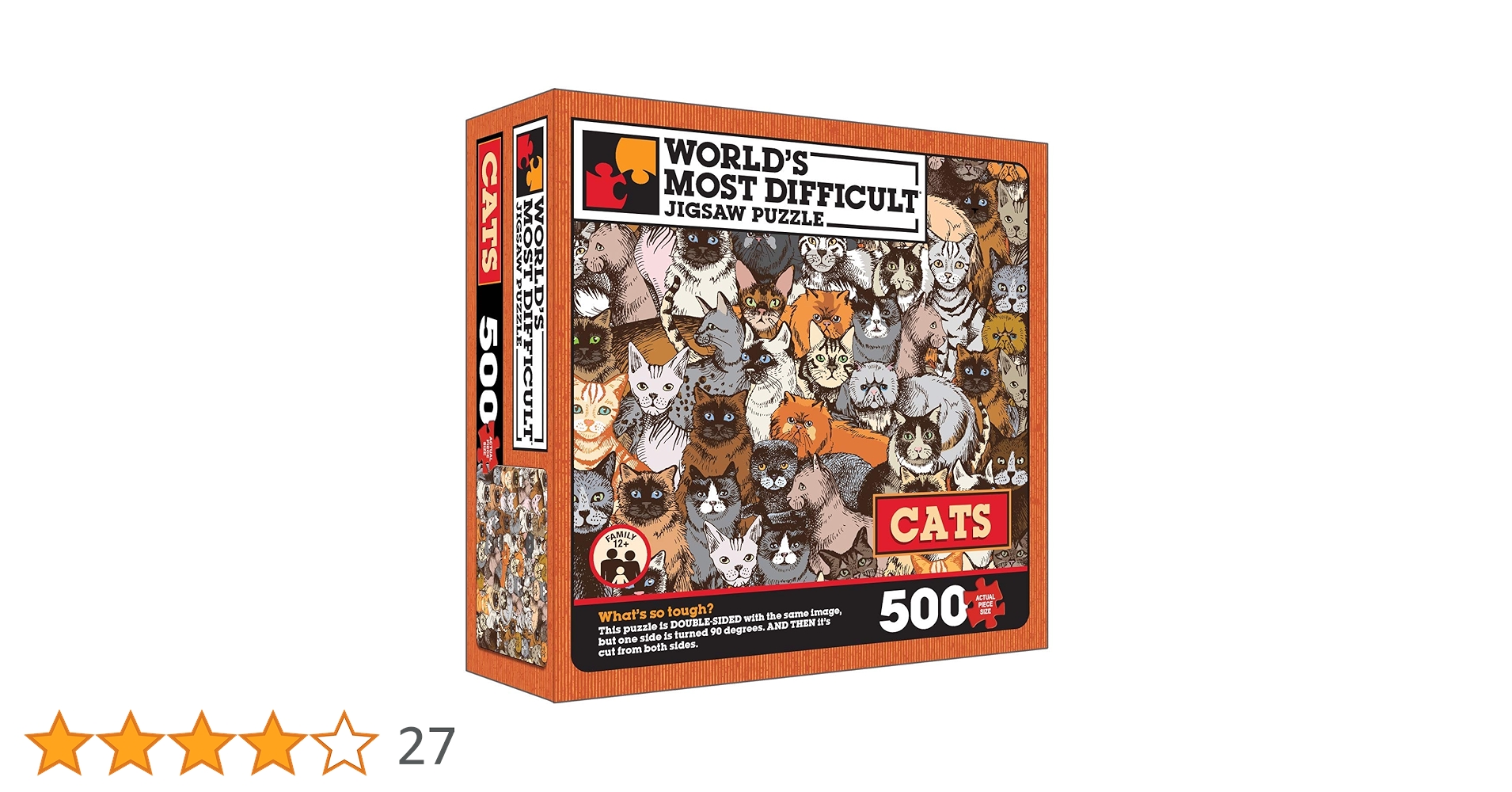 Amazon.co.jp: TDC Games 世界で最も難しいジグソーパズル - 猫