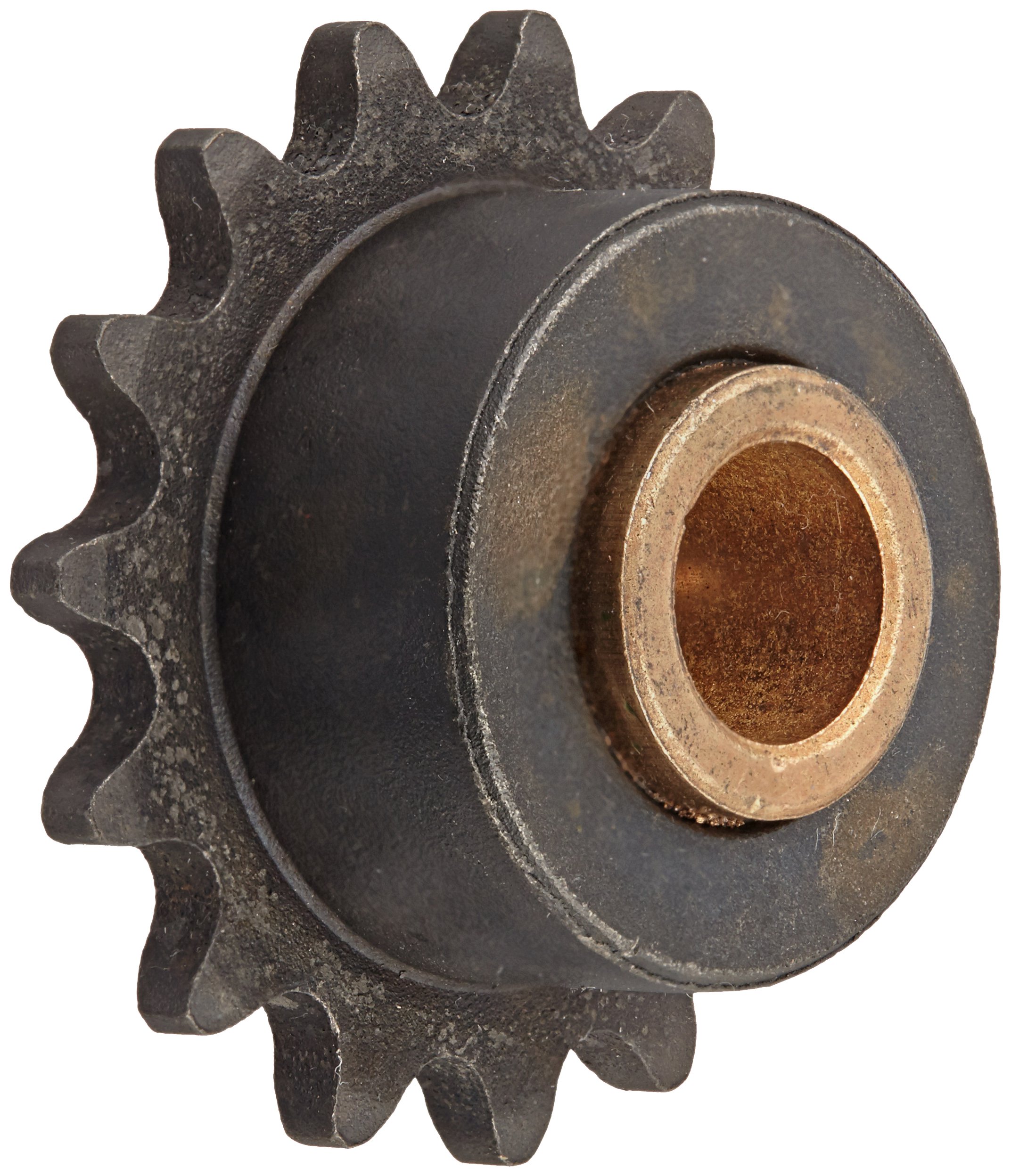 Martin Roller Chain Sprocket, Idler, Type B Hub, Single Strand, 35 Chain Size, 0.375