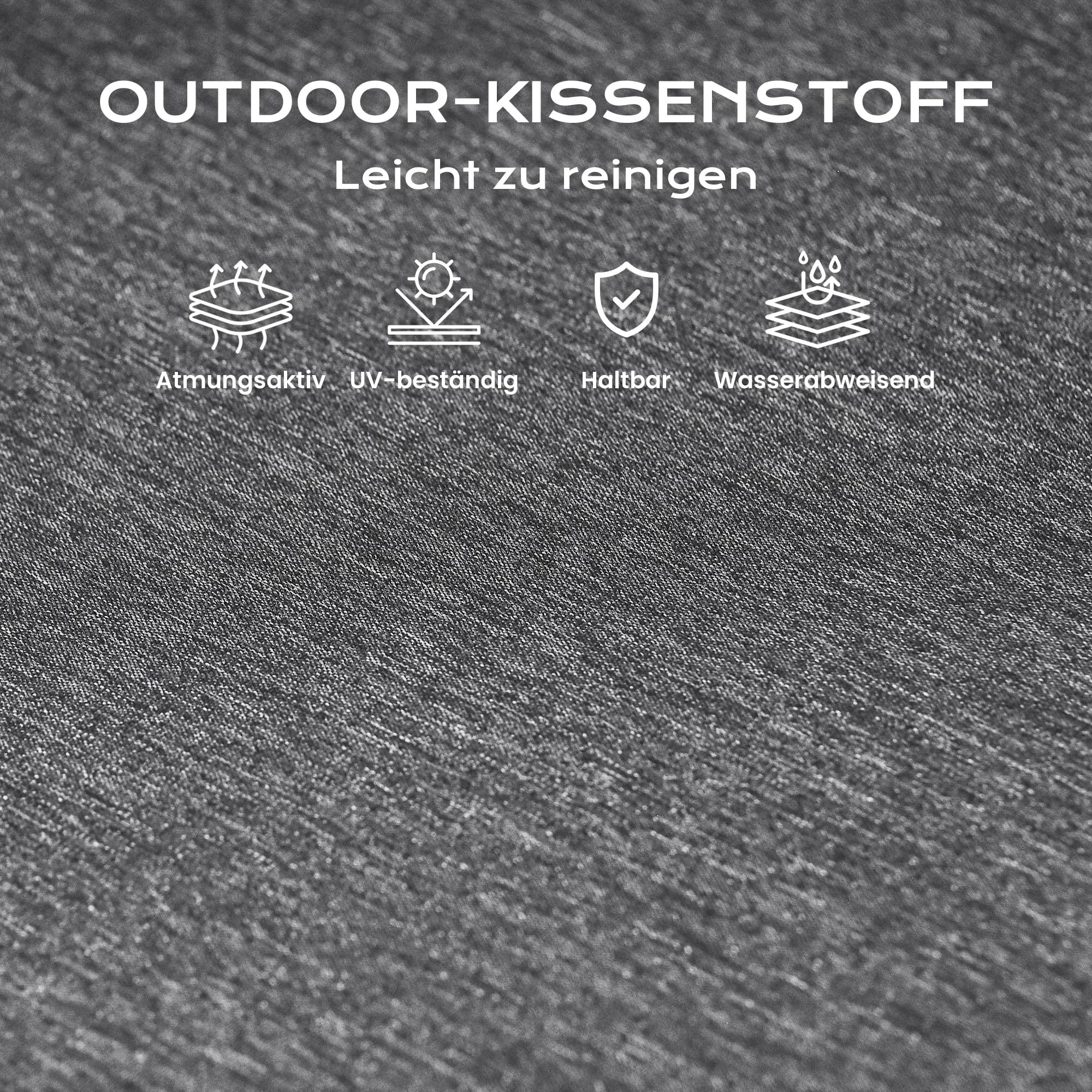 5-teiliges Rattan-Gartenmöbel-Set, Terrassen-Gesprächssets mit 2 Stühlen, 2 Fußhockern und 1 Tisch, verstellbaren Rückenlehnen und weichen Kissen, für Terrassen, Gärten und Innenhöfe, grau