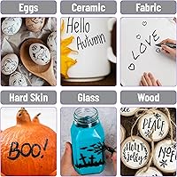 Vista 4 de Mr. Pen- Permanent Markers, 12 Pack, Black, Fine Tip, Black Markers, Fine Tip Markers