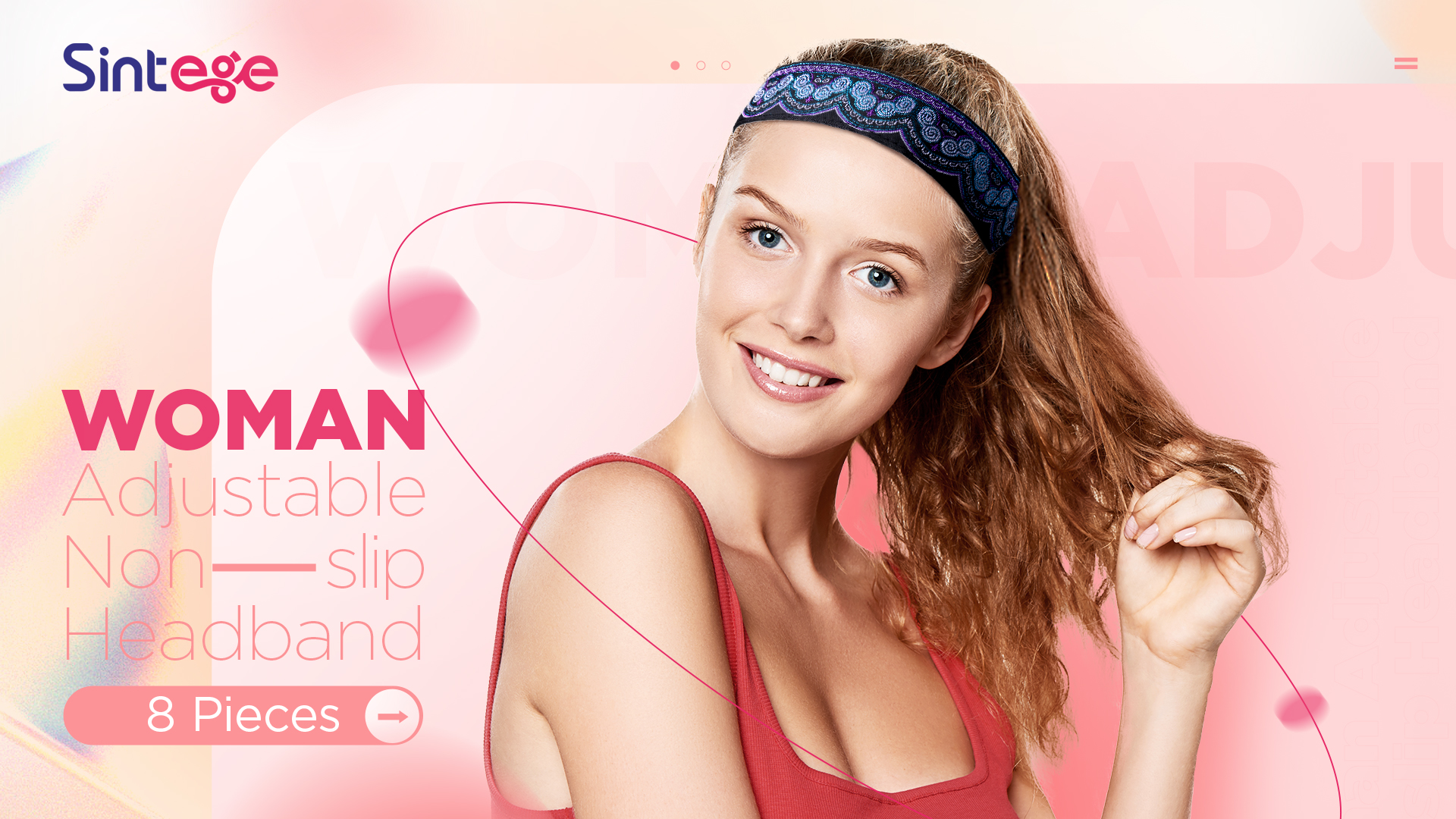 Elastic Velvet Headbands 8 Pack for Women Yoga Sports Makeup Boho Style 8 Pack Stretchy Headbands for Women - No Slip Turban Head  main image 3