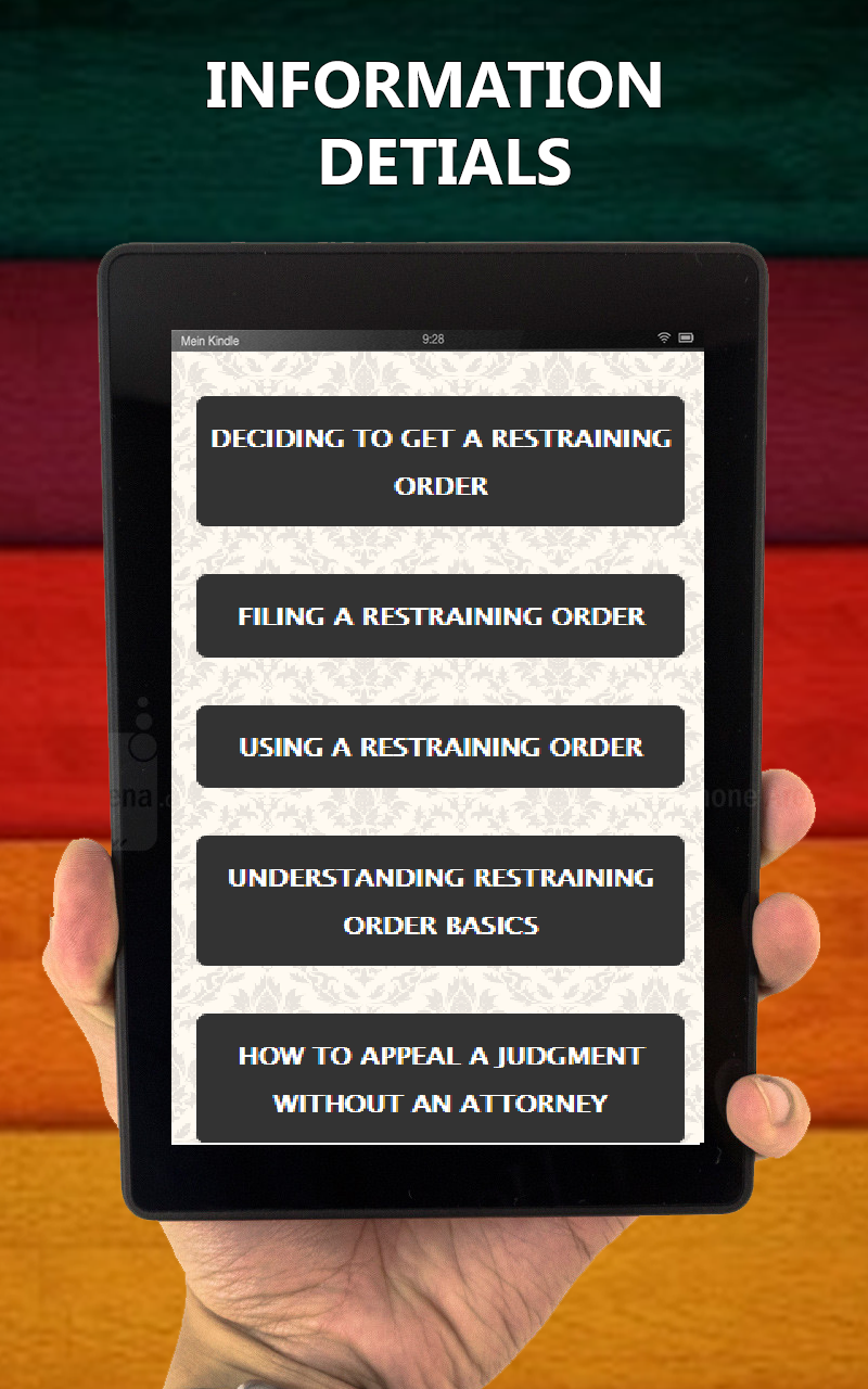 Restraining Order Books How To Get A Restraining Order - Best Way To File A Restraining Order ...