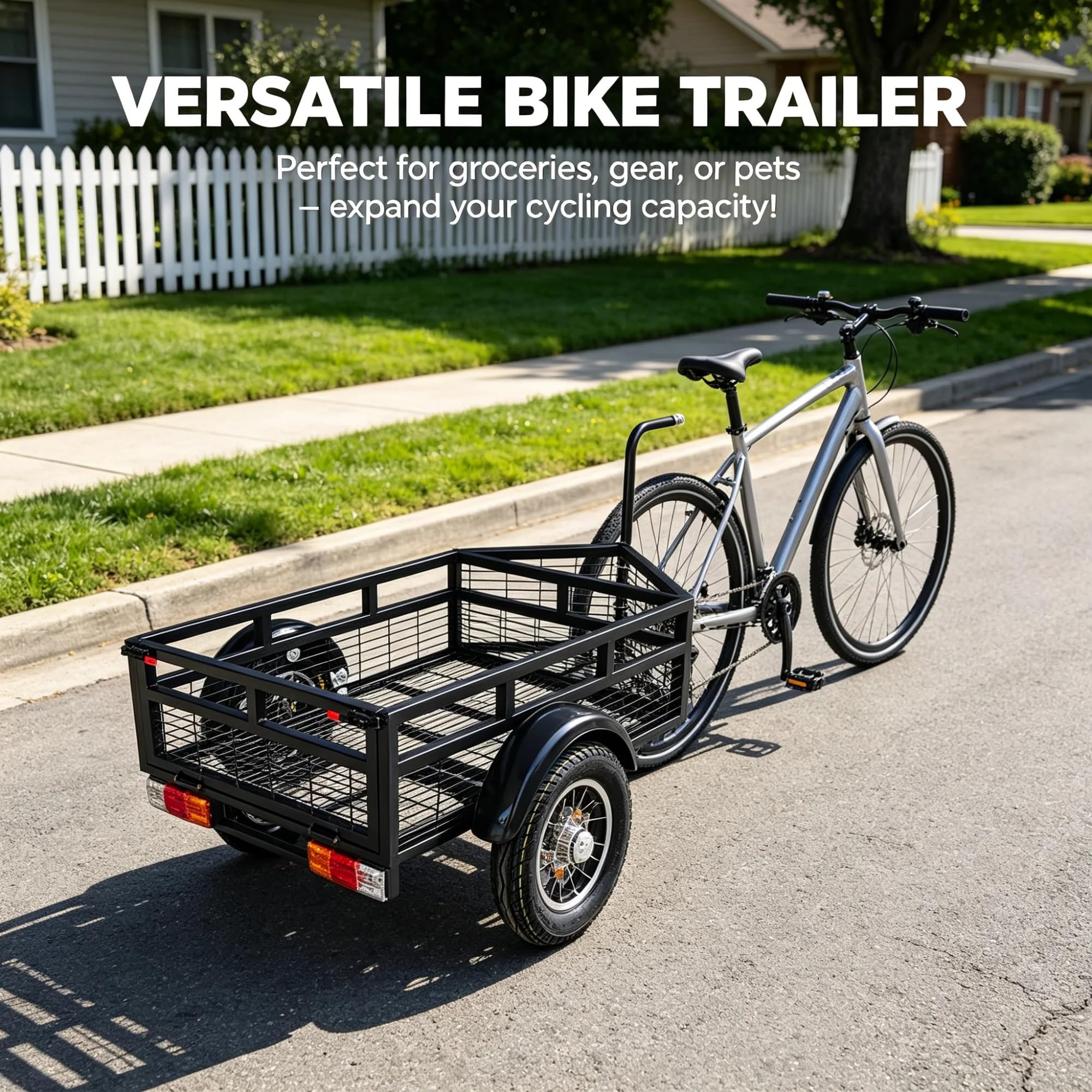 Einrad‑Fahrrad‑Cargo‑Anhänger mit Federung – Robuster Transporter für E‑Bikes