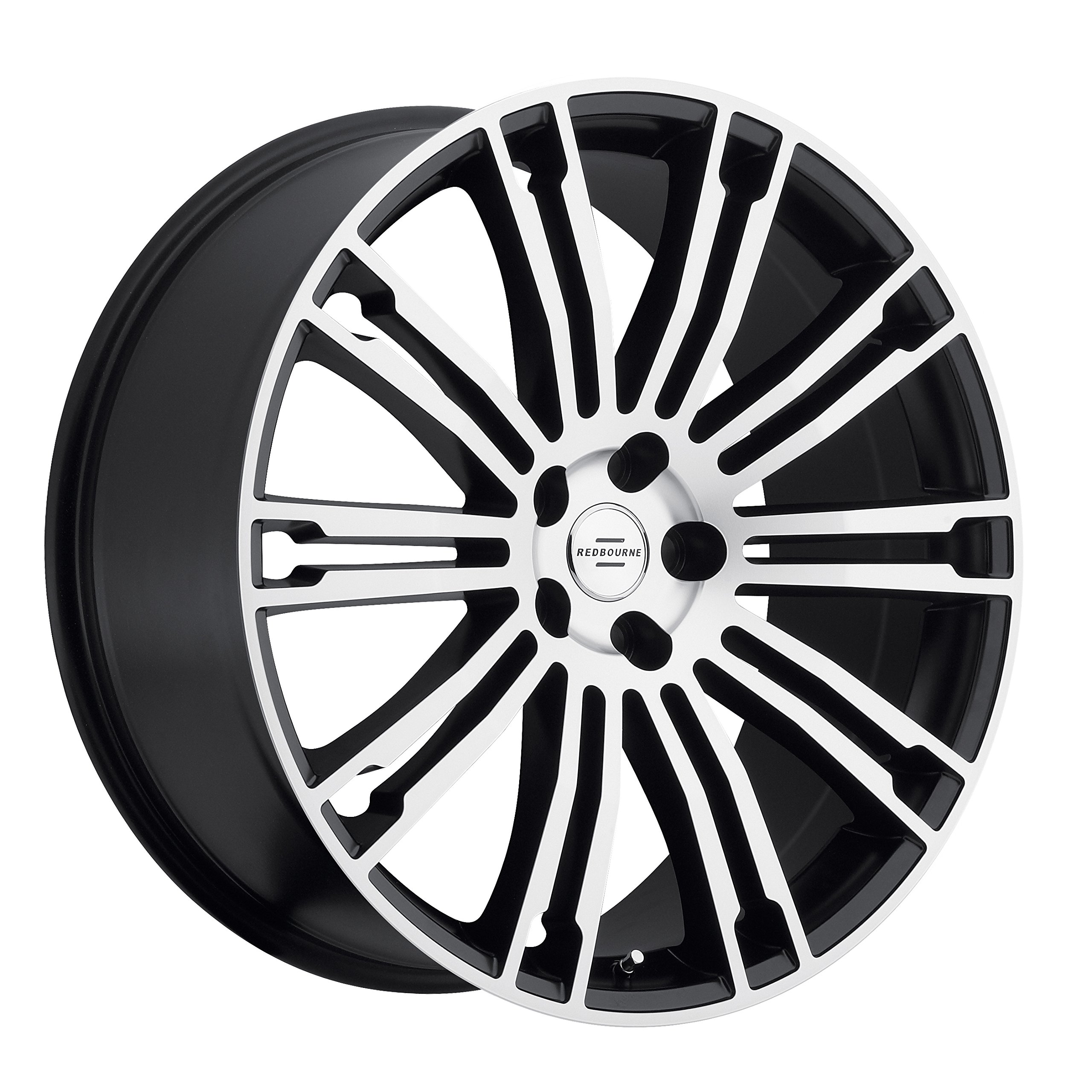 Redbourne MANOR Black Wheel with Painted Finish (22 x 9.5 inches /5 x 120 mm, 32 mm Offset)