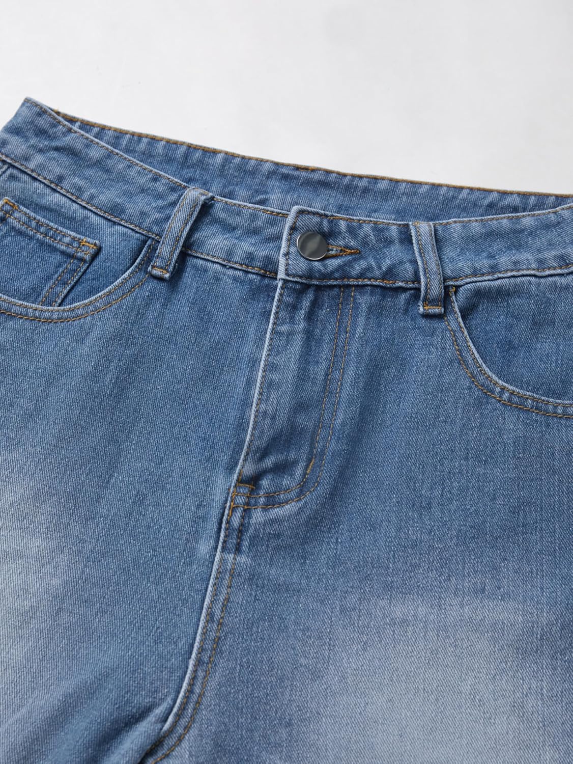 EMMIOL Women Jorts Baggy Jeans Jorts Outfits Mid-Low Waisted Denim Y2K Shorts Summer Hot Short Pants Streetwear - Image 4