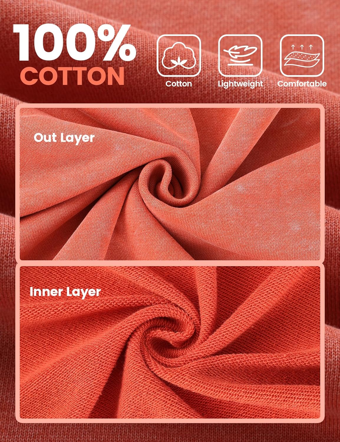 Wyeysyt Oversized Sweatshirt for Women Acid Wash Pullover Vintage Cotton Crew Neck Long Sleeve Sweatshirt - Image 6