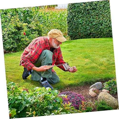 Miniatura 7 de 1 juego de azada portátil y pala puntiaguda para jardinería doméstica mango ergonómico de madera para plantar y deshierbar herramientas de jardinería