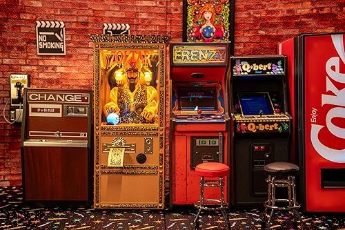 Miniatura 6 de New Wave Toys Zoltar Speaks - Mini réplica de la máquina adivina, totalmente animada escala 16 con dispensador de tarjetas, USB-C recargable