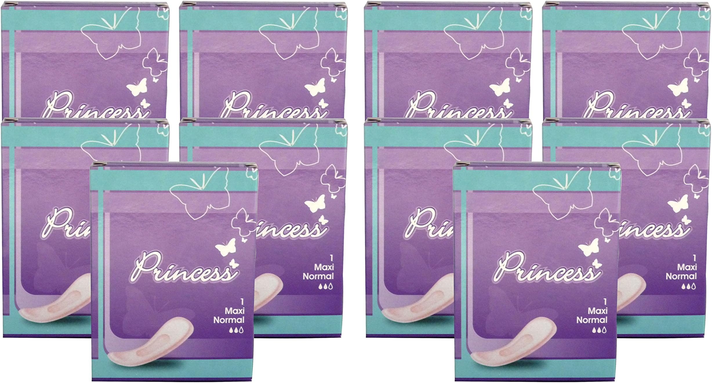 Princess Maxi Normal 1 Pad- Vending Pack (10)