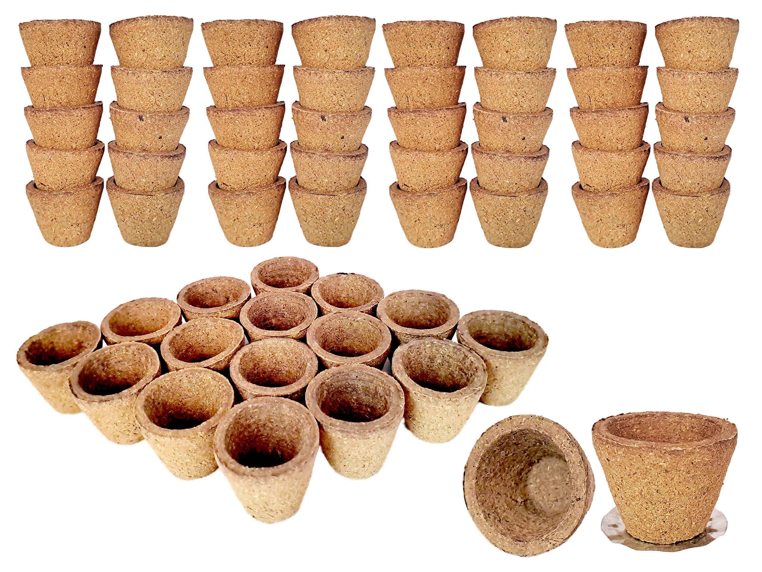 Organics Desi Gir Cow Dung Empty Sambrani Dhoop Cups for Pooja | Havan Cups for Pooja, Home & Festivals | Natural Guggal/Loban Dhoop Pack of 160 Pcs-image-16