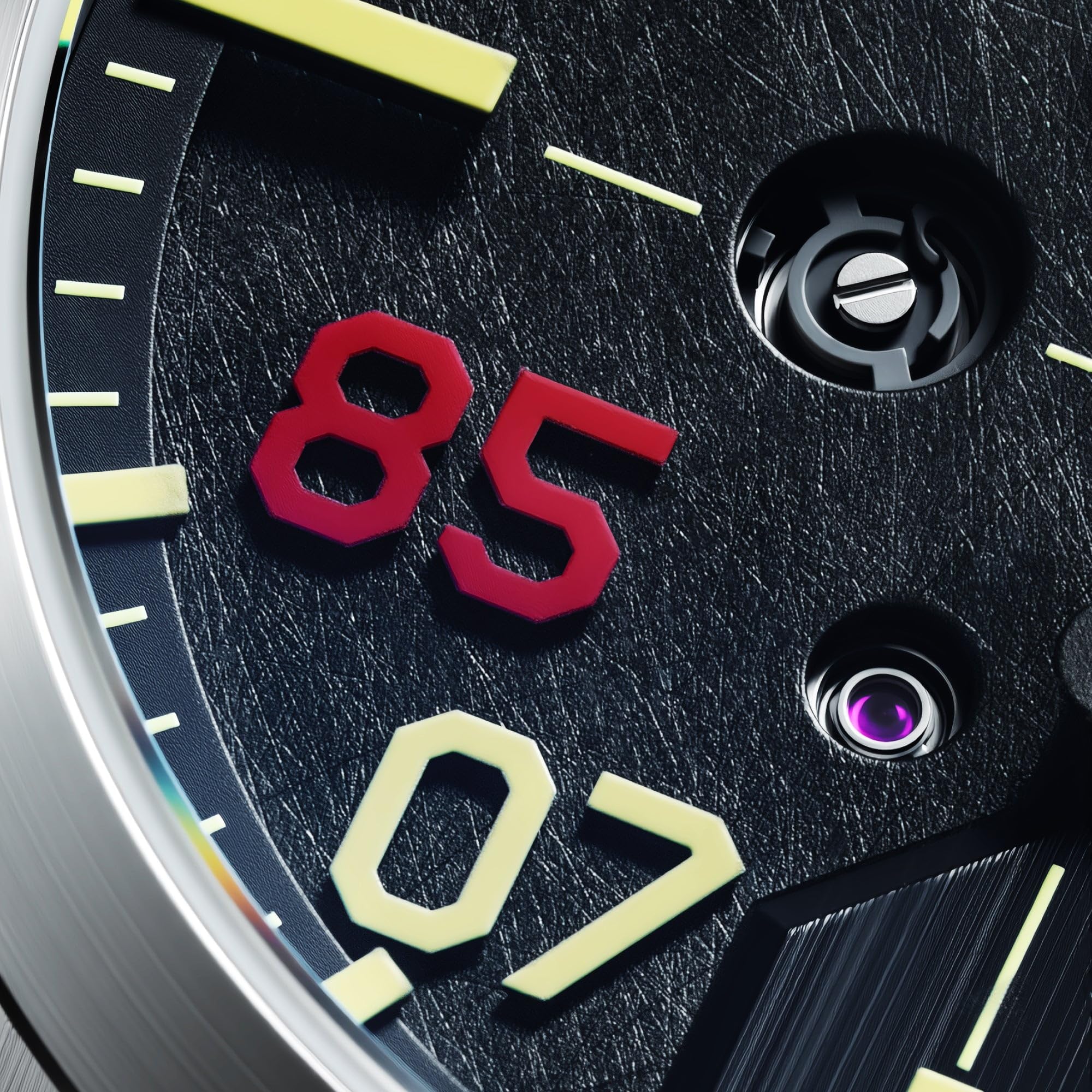 AVI-8 Reloj automático P-51 Mustang Patriot de 43 mm para hombre, edición limitada de 85 aniversario, con correa de cuero, AV-4148