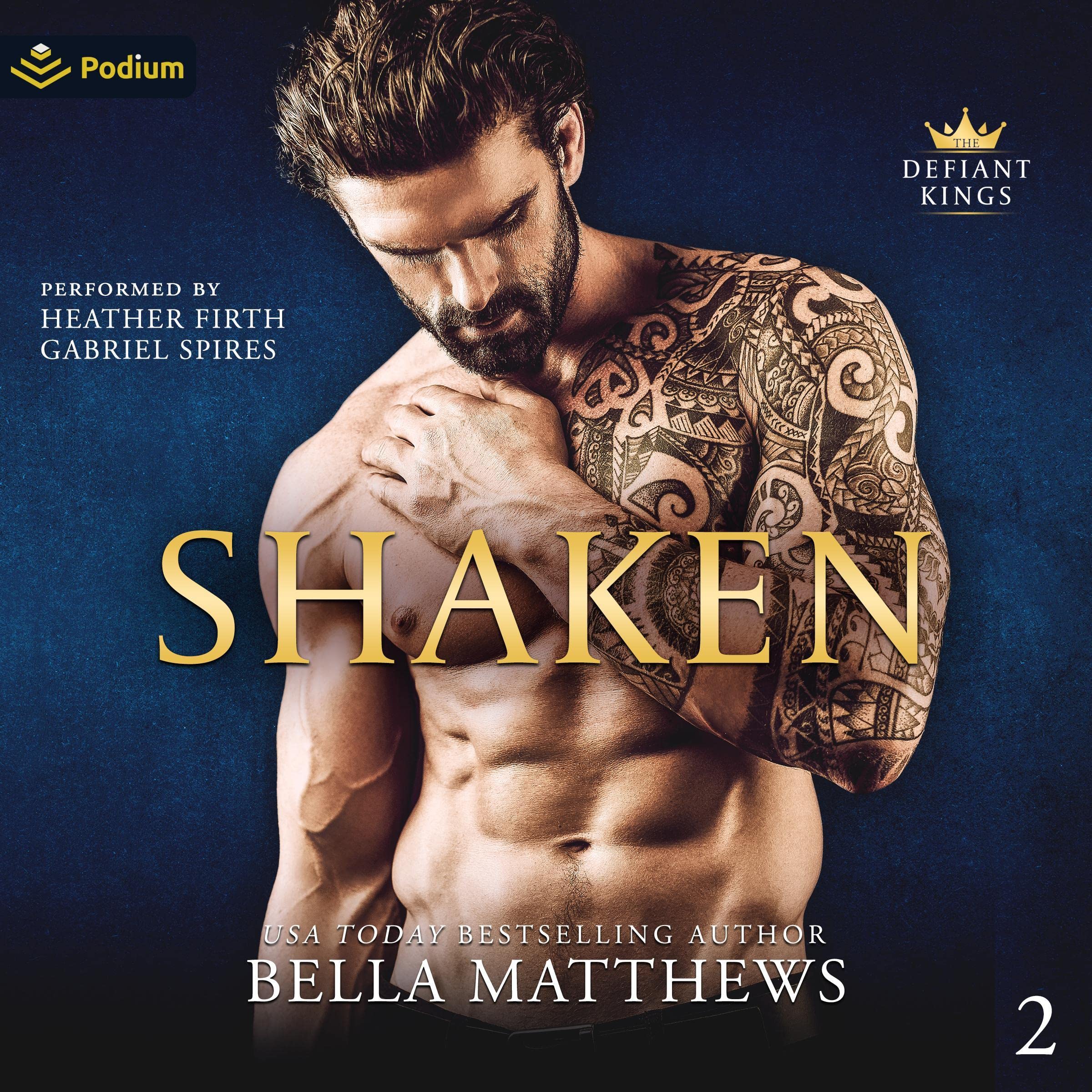 Cover art for Shaken: The Defiant Kings, Book 2