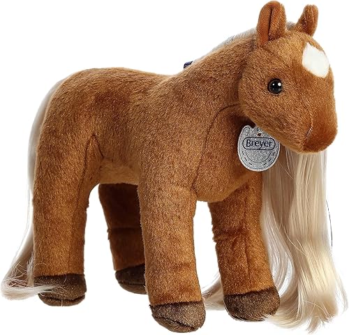 Miniatura 7 de Aurora® Exquisito Breyer® Melena Evento Cobre Peluche - Detalles realistas - Juego imaginativo - Marrón 12 pulgadas