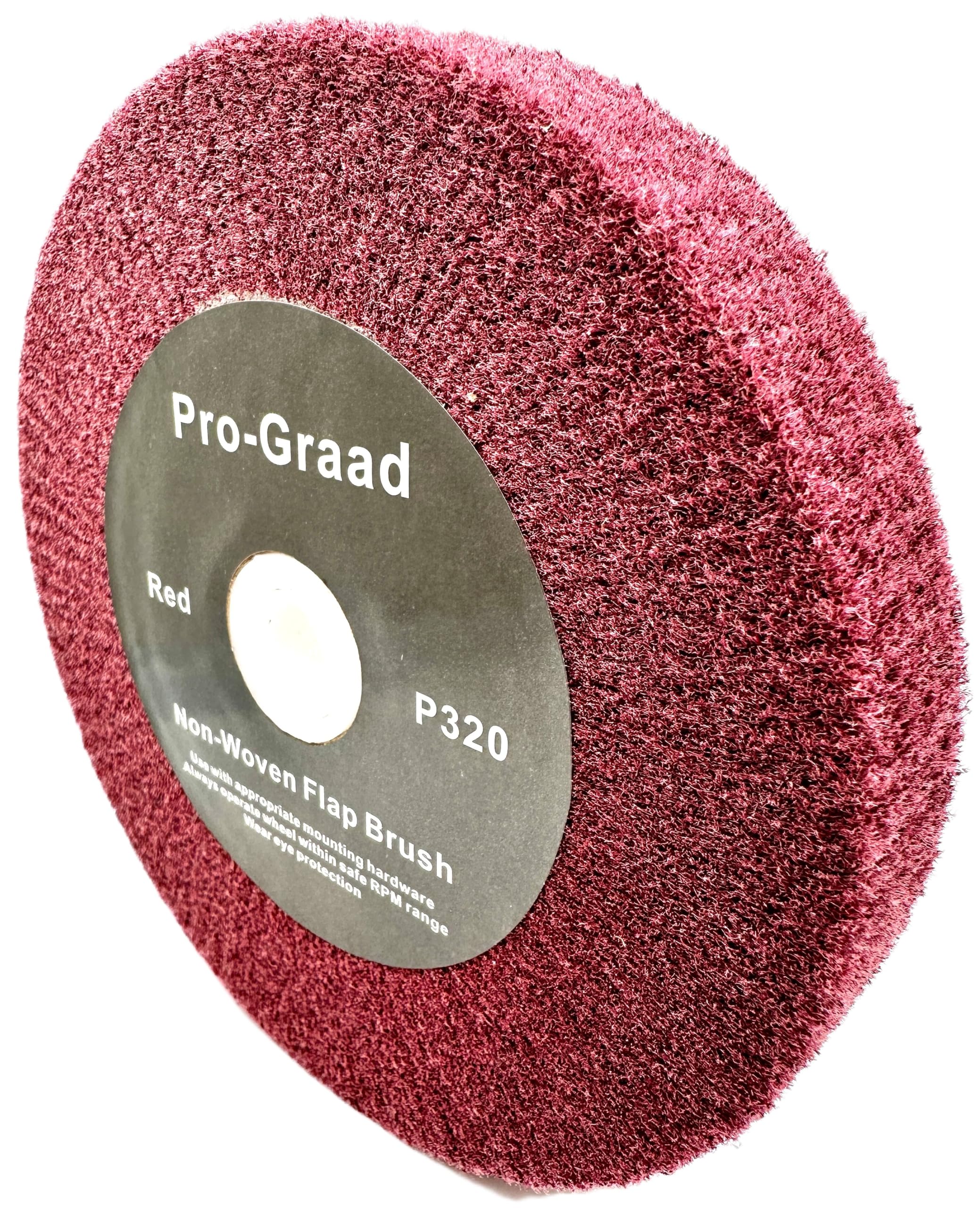 Red Bench Grinder Flap Brush - 320 Grit -1 Red Bench Grinder Flap Brush - 320 Grit -1