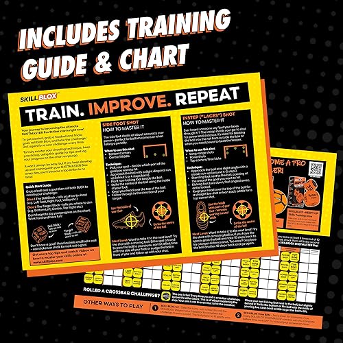 Miniatura 6 de Dados de entrenamiento de tiro de fútbol (2 piezas) - Regalos de fútbol para niños de 8 a 12 años para mejorar las habilidades de tiro de fútbol -