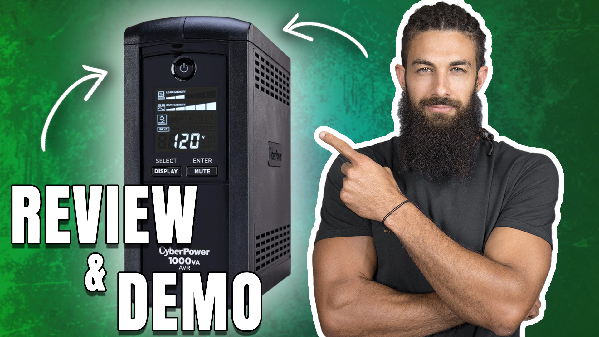 Watch Review of the 1000VA UPS System by CyberPower on Amazon Live