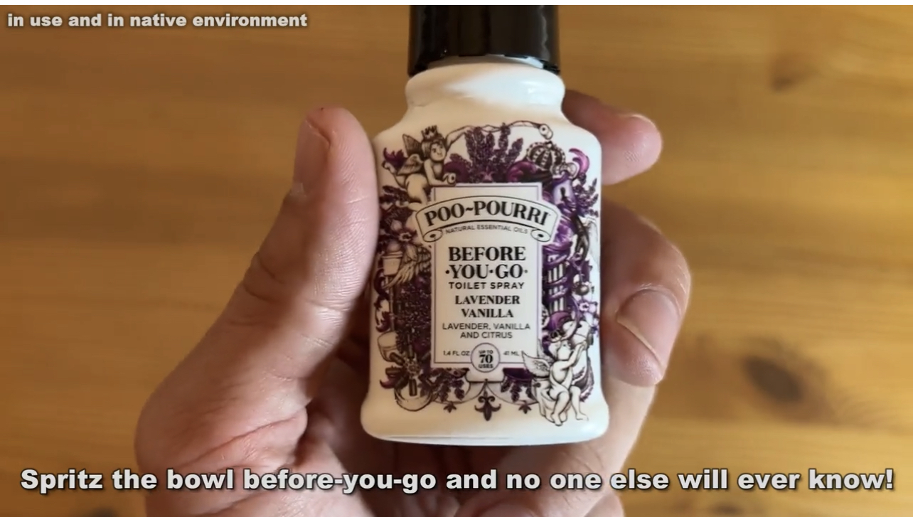 Poo-Pourri Before-You-Go Toilet Spray, Original Citrus, 1.4 Fl Oz - Lemon, Bergamot and Lemongrass on Amazon Live