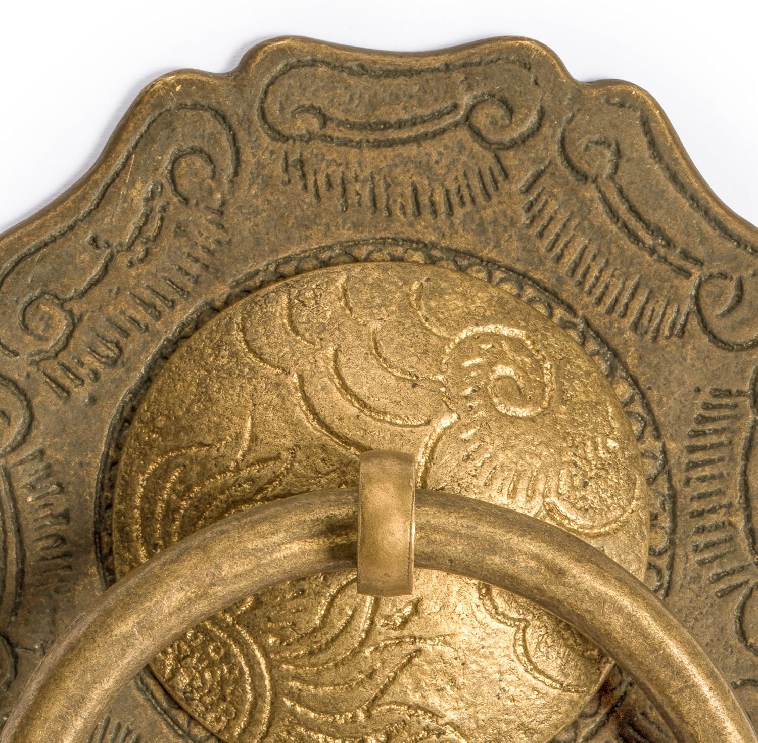 “Buddha's Scepter” Brass Pulls – Set of 2, 3.7", by Hardware Philosophy