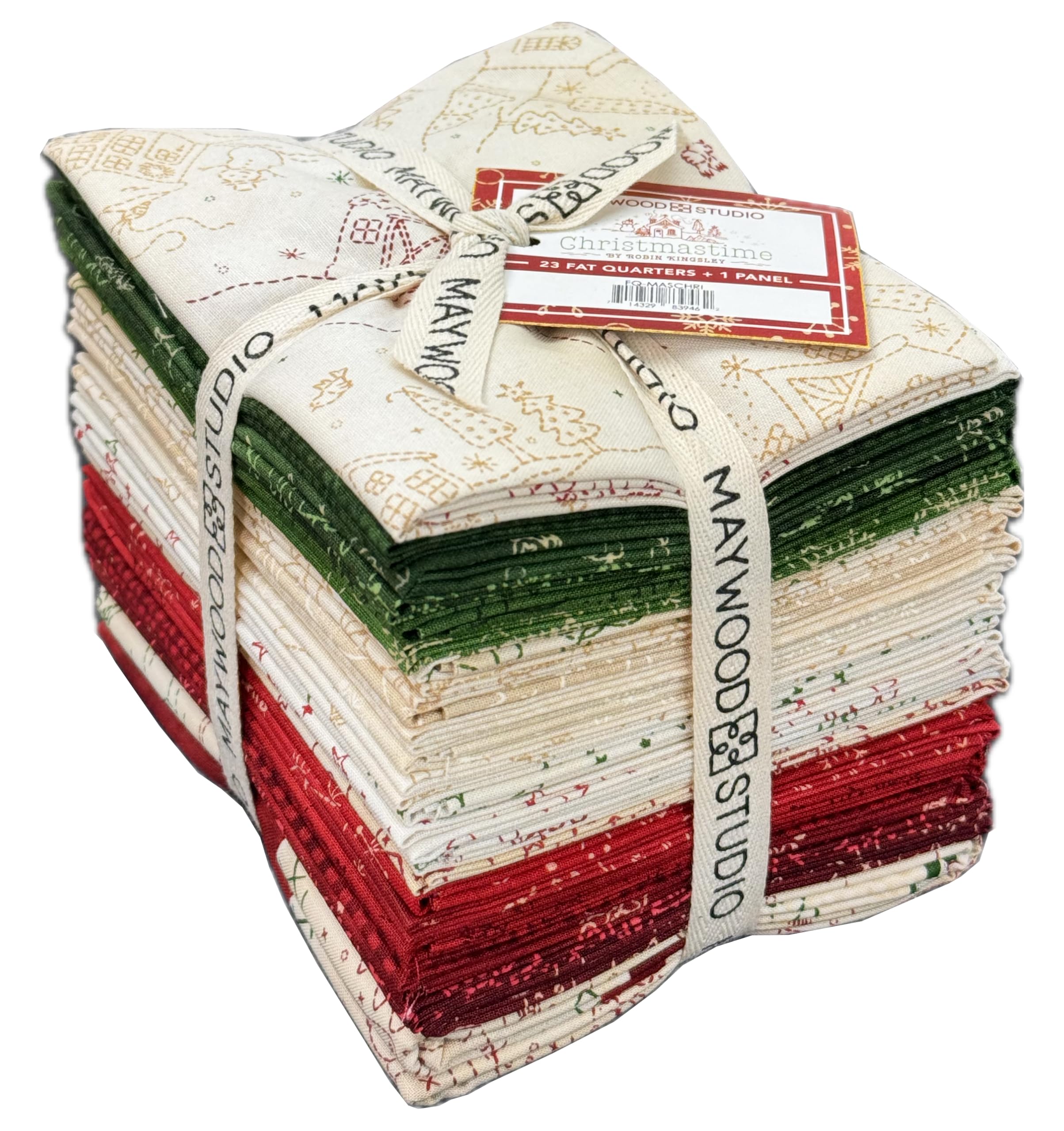 Robin Kingsley Christmastime 23 Fat Quarters 1 Panel Maywood Studio