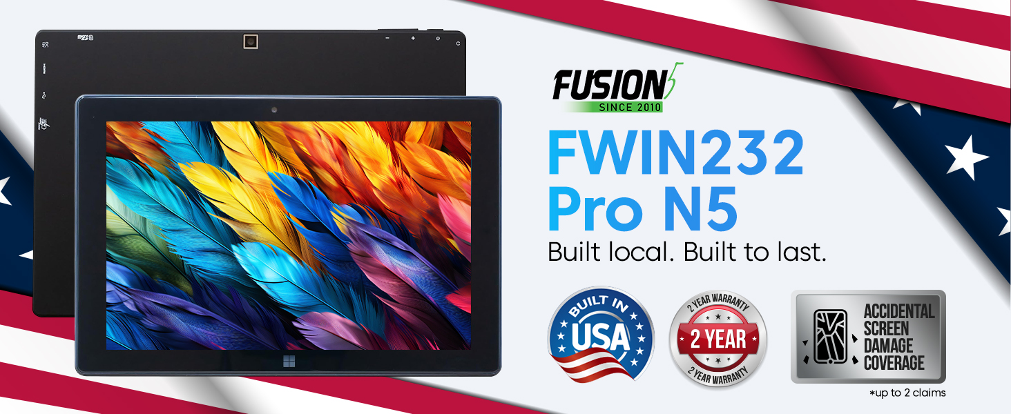 Amazon.com : Fusion5 Built in USA 10.1” Windows 11 Professional