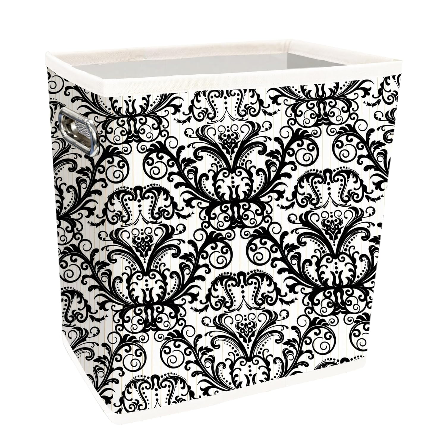 4.5 Gallon Bamboo Basket, Cute Toilet Paper Storage, Decorative Magazine Basket, Holder, Organizer, for Pantry, Office, Bedroom, Bathroom, Dorm, Living Room, Cabinet, Kitchen