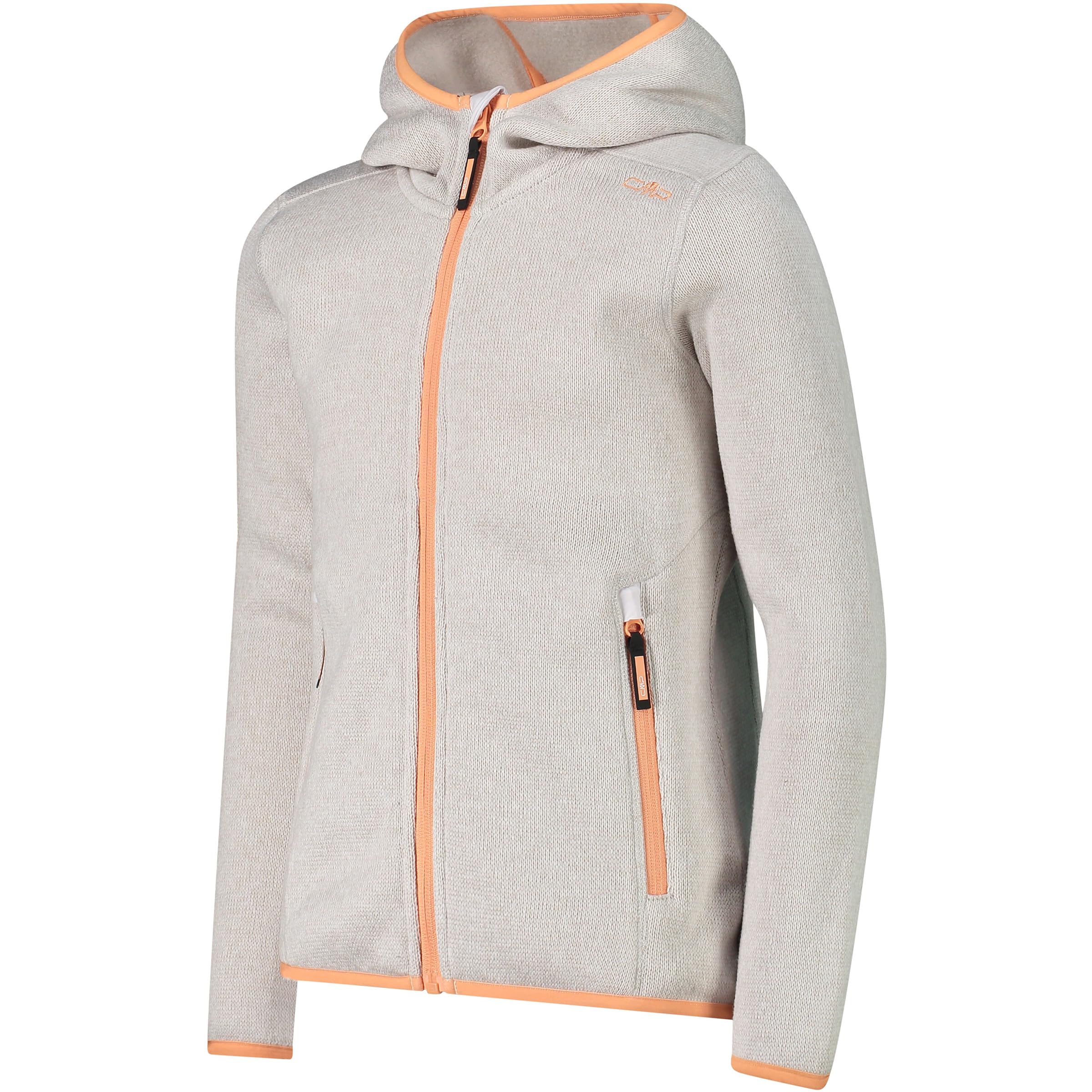 CMP Mädchen Jacke Fleecejacke Outdoorjacke Strickjacke Knit-Tech