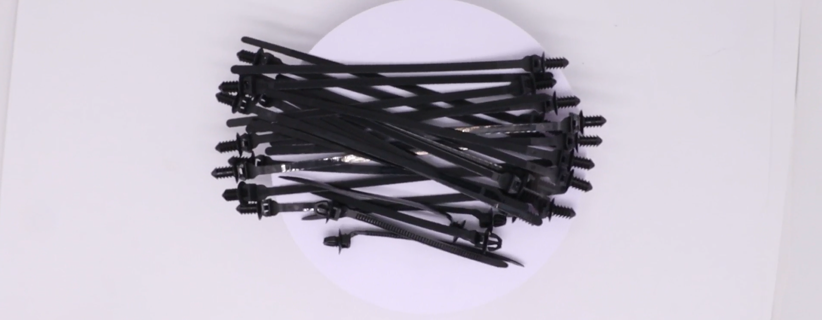 100 Fascette Fermacavo Alate A Scatto – Nylon Nero, Per Auto E Telaio, Misure Assortite