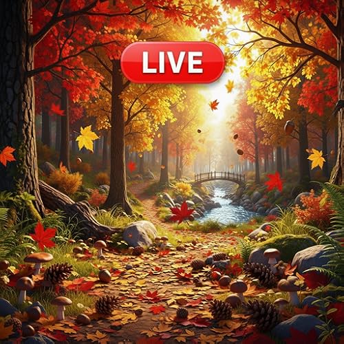 Golden Autumn Leaves at Golden Hour – Rustling Maple Leaves & Soft Falling Foliage | 4K Ambient Screensaver