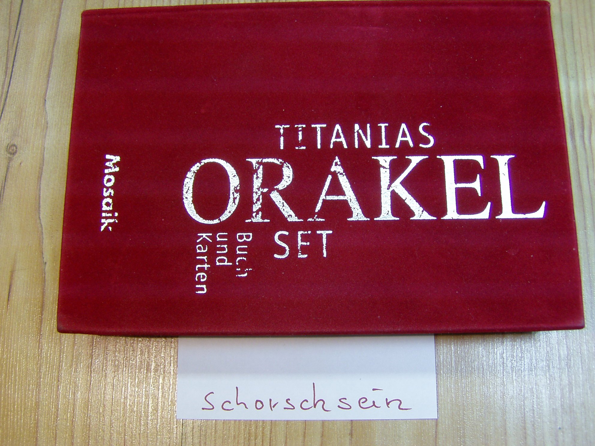 Titanias Orakel-Set: Buch und Karten