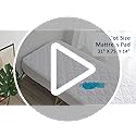 Cot Size Mattress Pad Waterproof Quilted, Absorbent Soft Mattress Pads Protector Cover Quilted Fitted Mattress Protector Narrow Twin 31" X 75", Cover Only