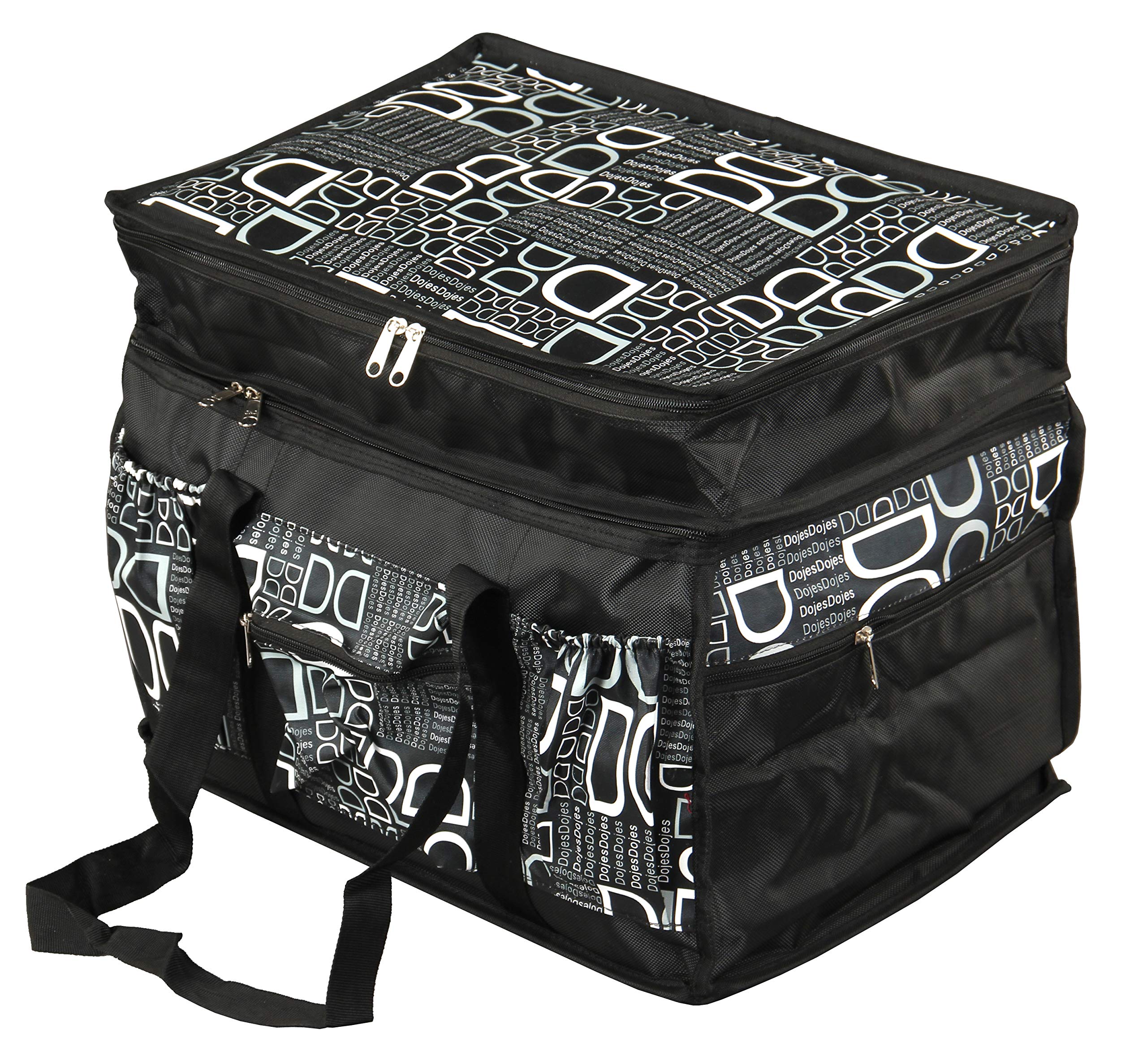 Designer Water Resistant Luggage Travel Bag/Storage Bag/Home Organizer Bag or Duffle Bag - Black-image-38