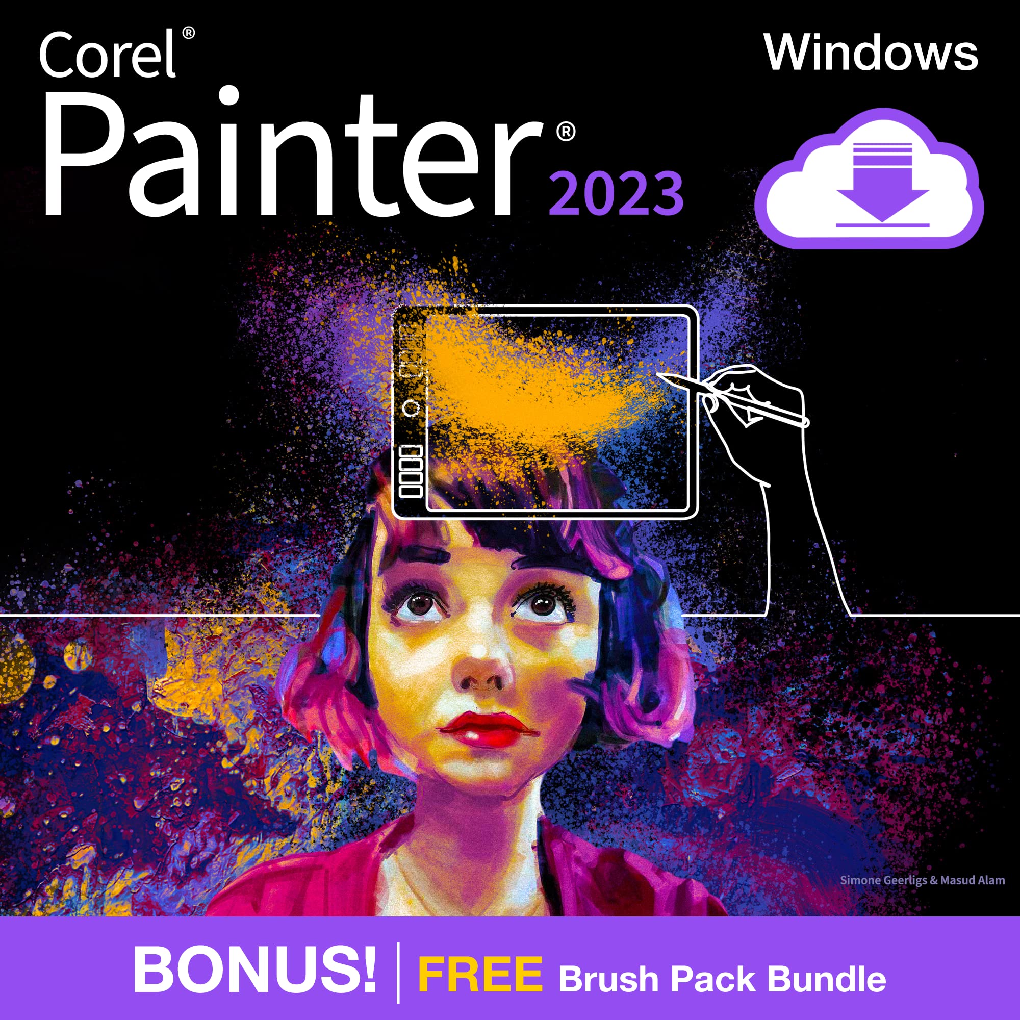 Corel Painter 2023 | Professional Painting Software for Digital Art, Illustration, Photo Art & Fine Art [PC Download]